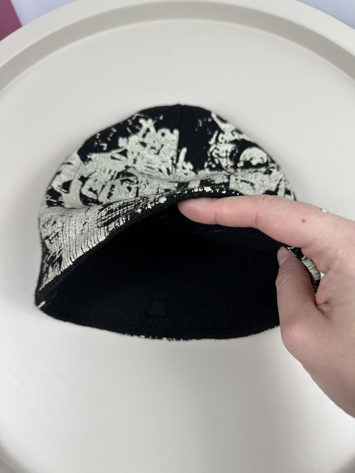 Vintage Eco vintage printed hat Size ONE SIZE - 3 Thumbnail