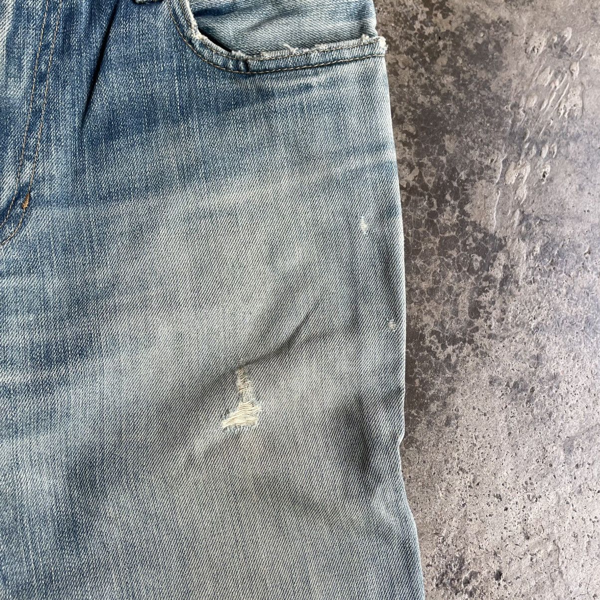 Gap 🔥Vintage Gap Stoned Washed Ripped Distress Denim Jeans Size US 29 - 8 Thumbnail