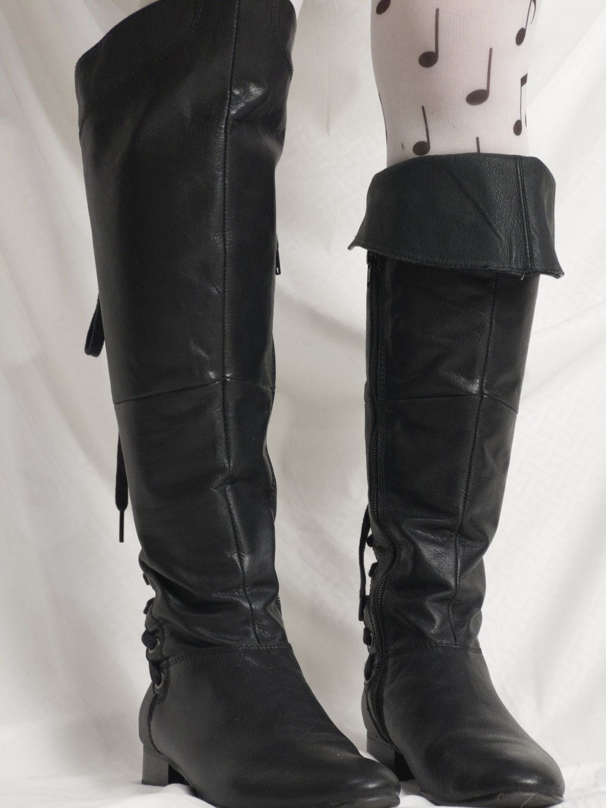 Vagabond Avant-garde lace-up knee high boots by Vagabond Size US 5 / IT 35 - 4 Thumbnail