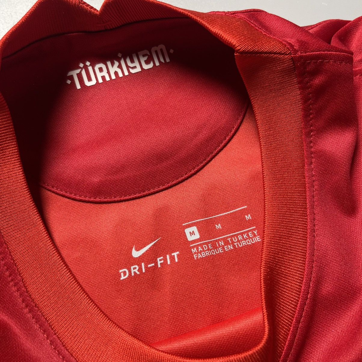 Nike × Vintage NWT TURKEY NIKE 2020 FOOTBALL AWAY JERSEY #10 CALHANOGLU Size US M / EU 48-50 / 2 - 6 Thumbnail