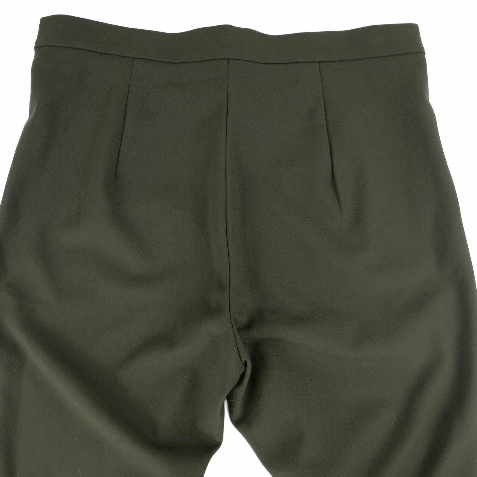 Banana Republic Banana Republic Devon Bi-Stretch Olive Green Pants Size 8 Size 30" / US 8 / IT 44 - 7 Thumbnail