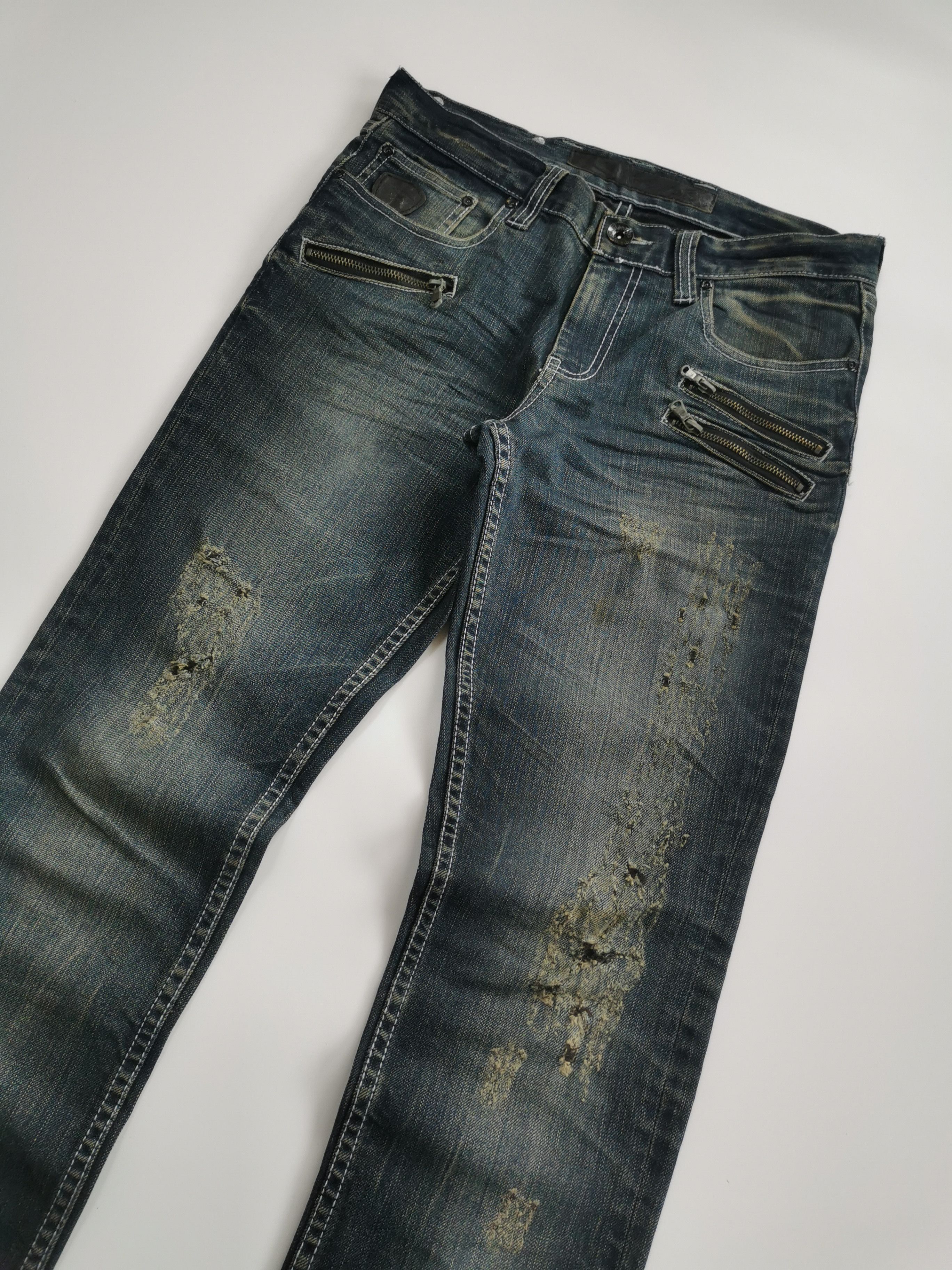 Tornado Mart Apestein Seditionaries Zipper Pocket Jeans Size US 30 / EU 46 - 3 Thumbnail
