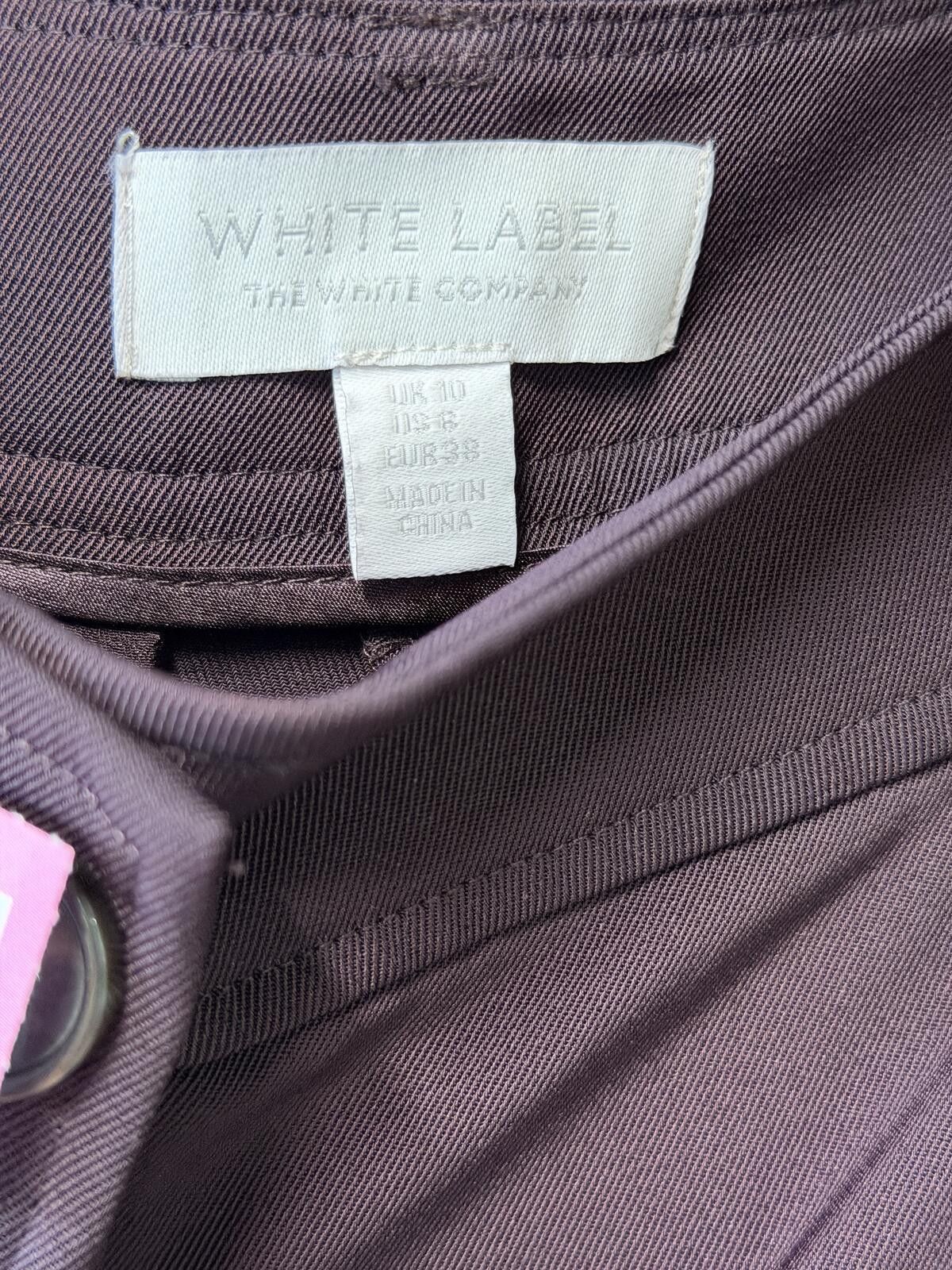 Other white Label purple trouser in size 10 Size ONE SIZE - 2 Thumbnail