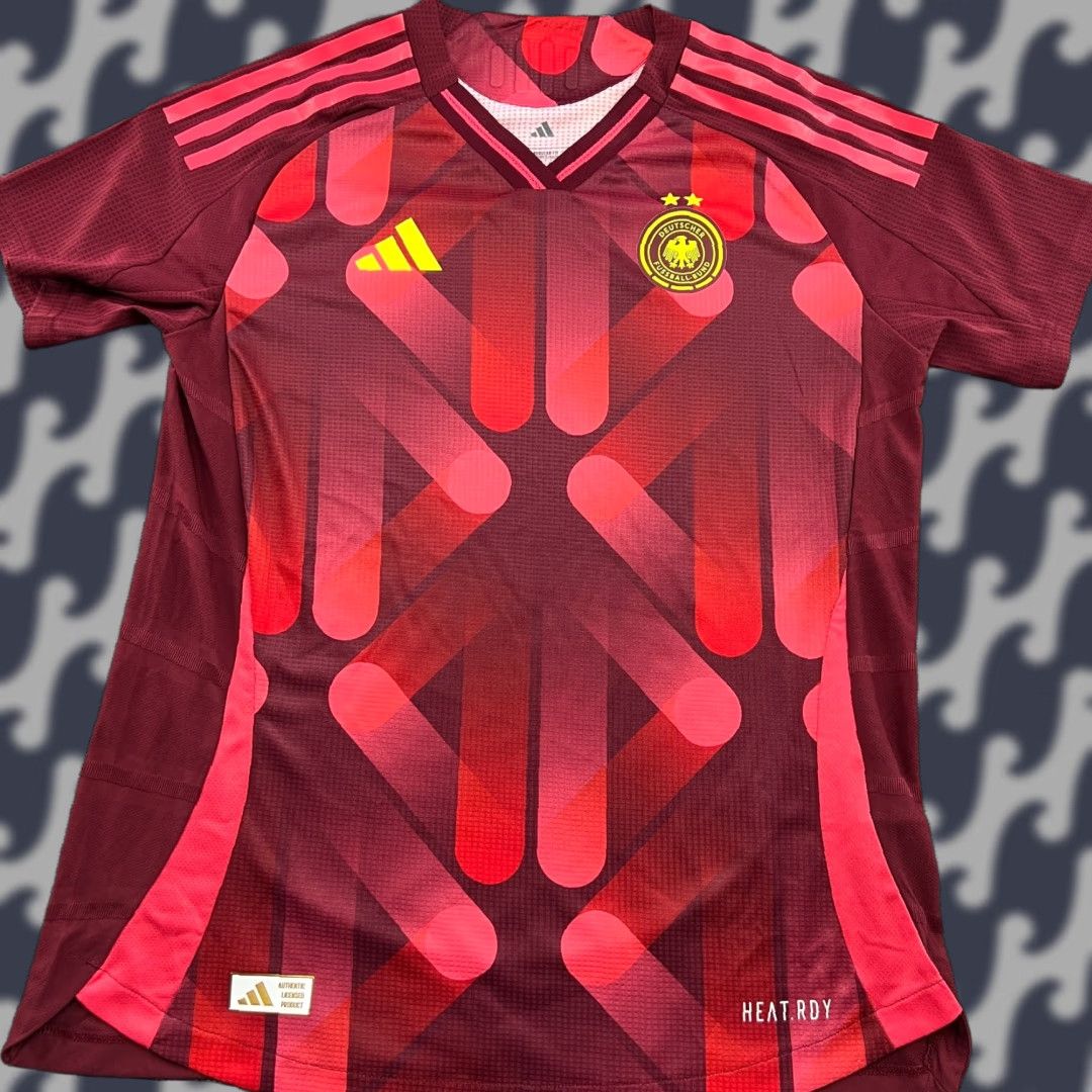 Adidas Germany 2025 2026 Away Womens Training Jersey Medium Adidas Sport Jersey Womens Football Training Shirt Red XS? Size M / US 6-8 / IT 42-44 - 1 Thumbnail