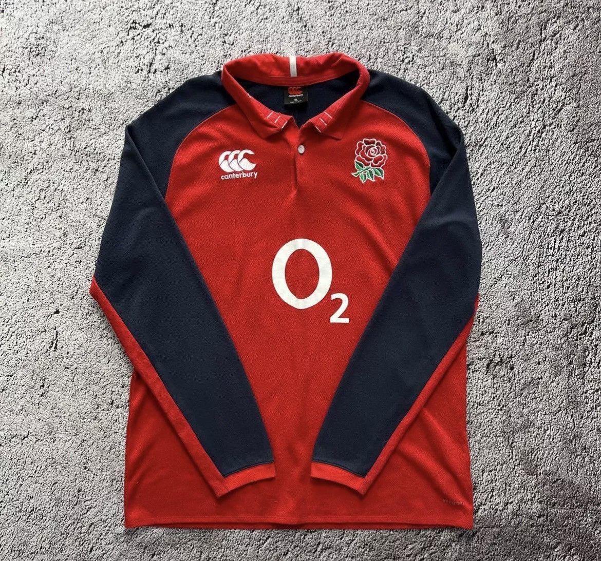 Canterbury of New Zealand × Vintage England Rugby Jersey Men's Canterbury Alternate Jersey Size US XL / EU 56 / 4 - 1 Thumbnail