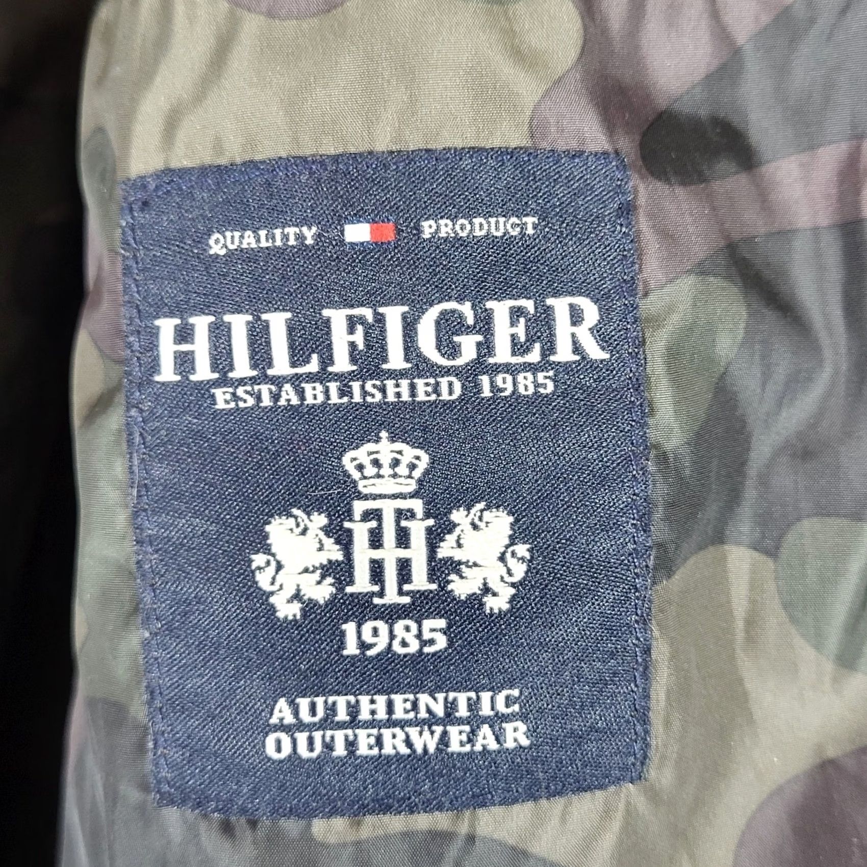 Tommy Hilfiger Tommy Hilfiger Jacket Mens XXl Herringbone Hooded Grey Black Cotton Blend Size US XXL / EU 58 / 5 - 4 Thumbnail