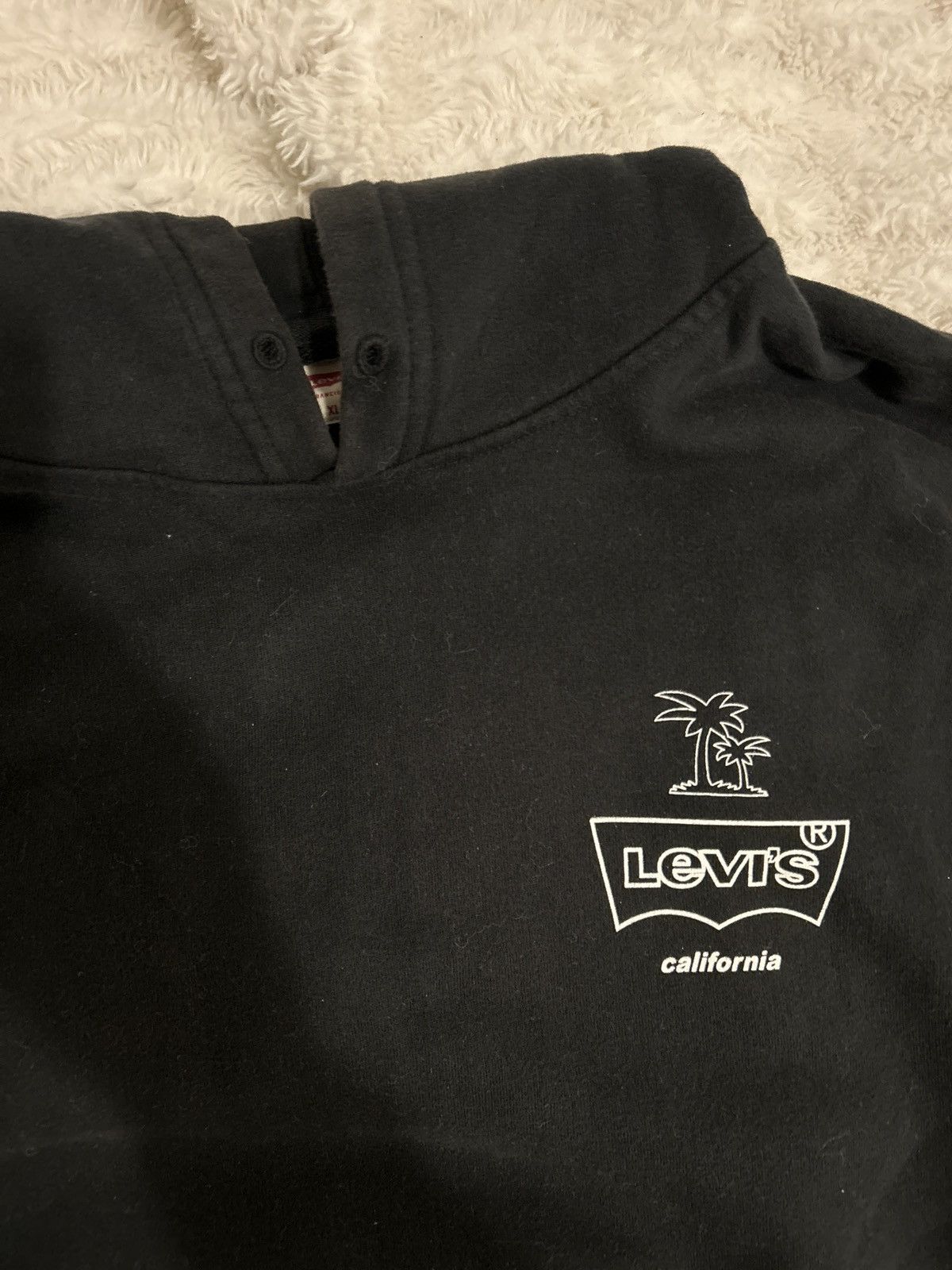 Levi's Levi’s Black Hoodie Size US XL / EU 56 / 4 - 3 Thumbnail