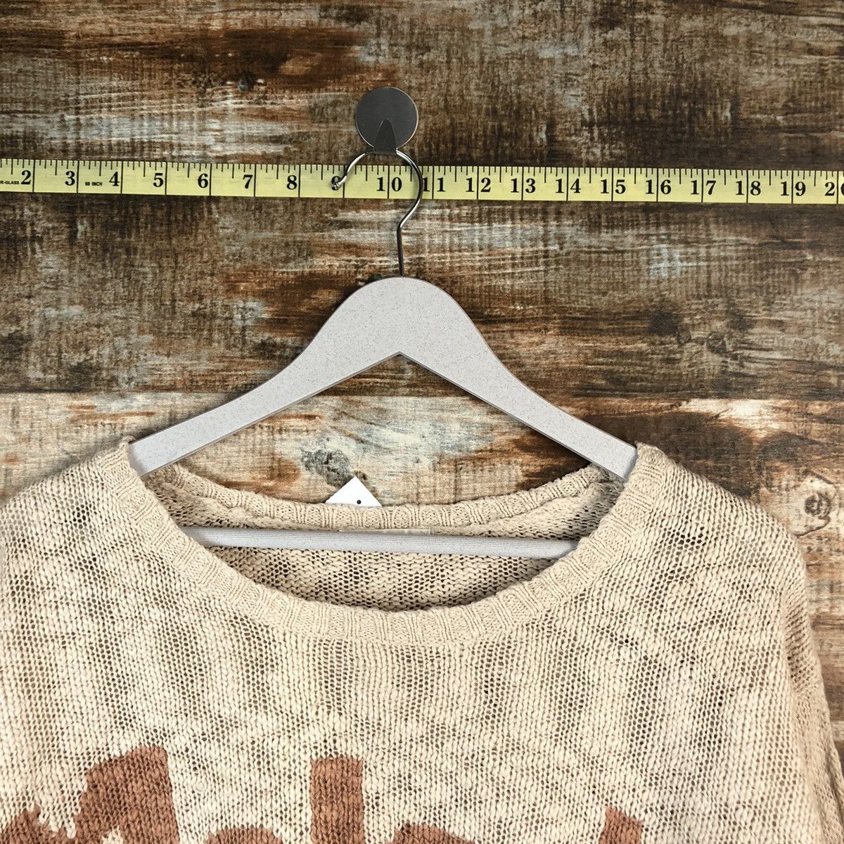 Homespun Knitwear Melody Mouth Vallery Brown Knitwear #A1366 Size M / US 6-8 / IT 42-44 - 4 Thumbnail