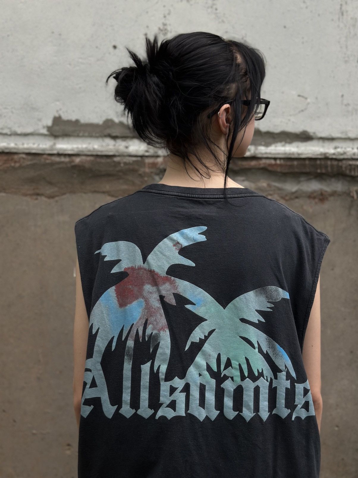 Allsaints VTG Adult Allsaints Tank Top Sleeveless Size XL Band Y2K 00s Size US XL / EU 56 / 4 - 5 Thumbnail