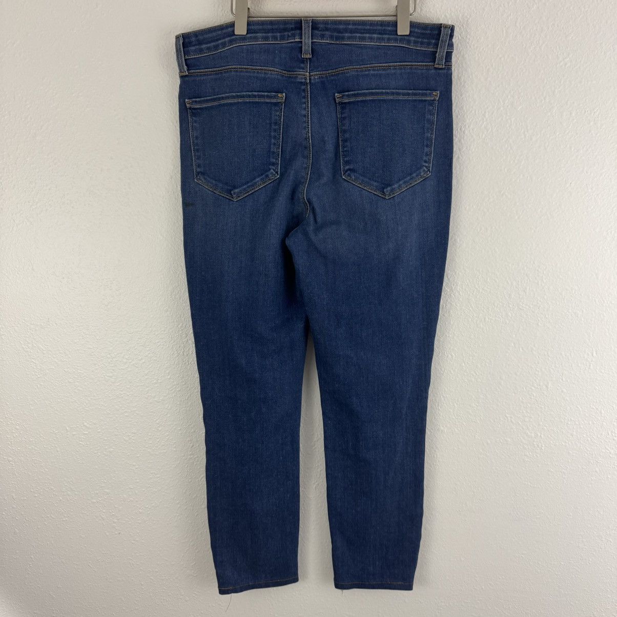 L'AGENCE L’AGENCE Dark Neptune Wash Margot Black Tuxedo Stripe Jeans Size 30" / US 8 / IT 44 - 5 Thumbnail