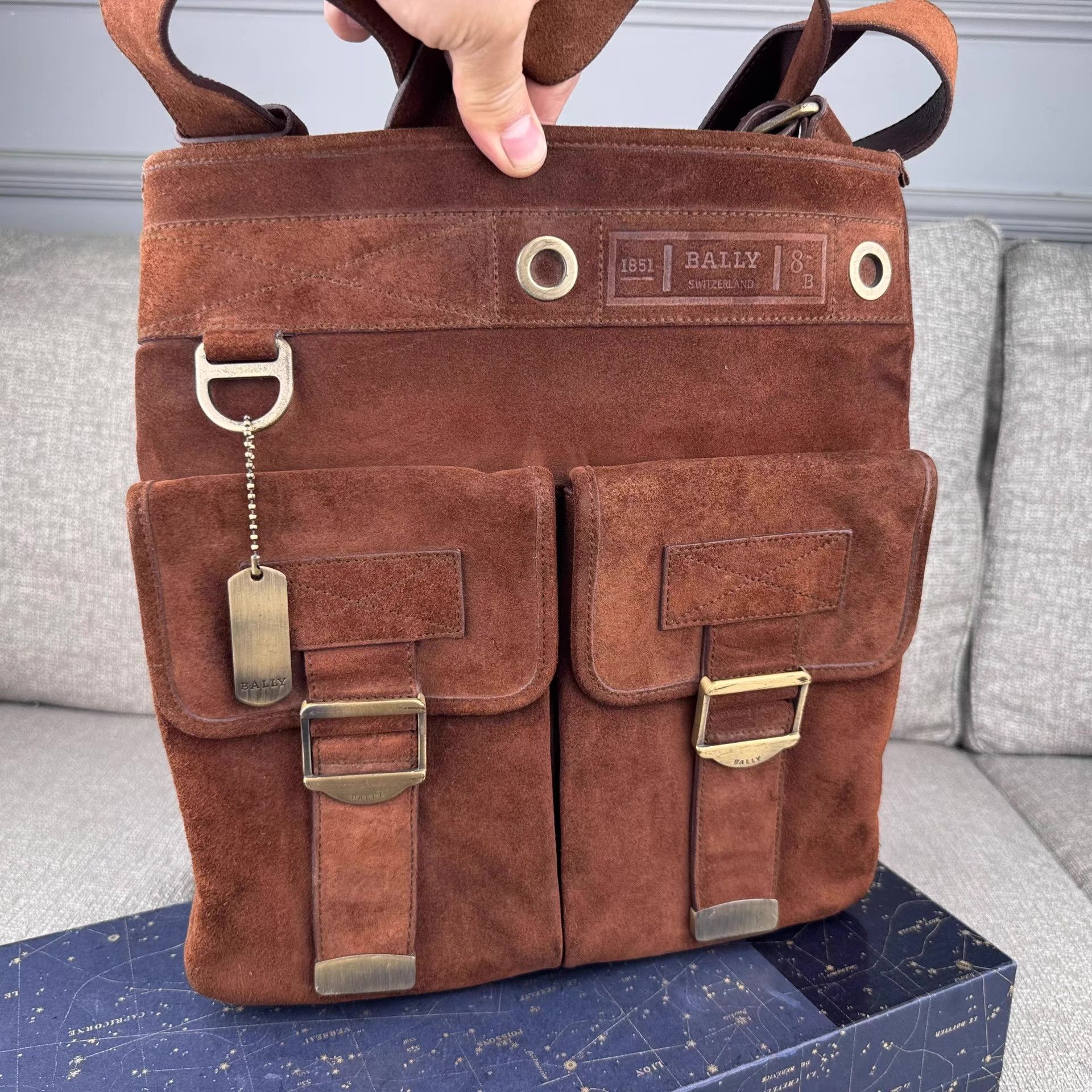 Bally Bally men's genuine leather crossbody bag Ｑ27 Size ONE SIZE - 1 Thumbnail