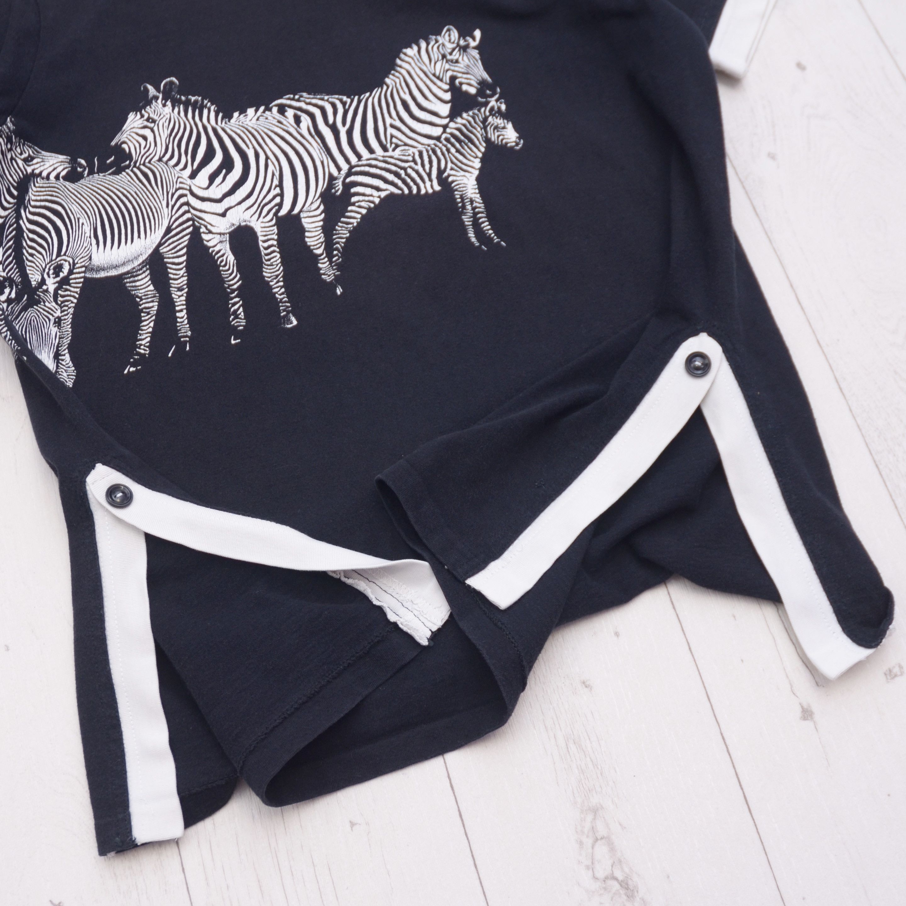 Vintage Vintage 80s Harlequin Zebras Single Stitch Rare T-shirt USA Size US M / EU 48-50 / 2 - 7 Thumbnail