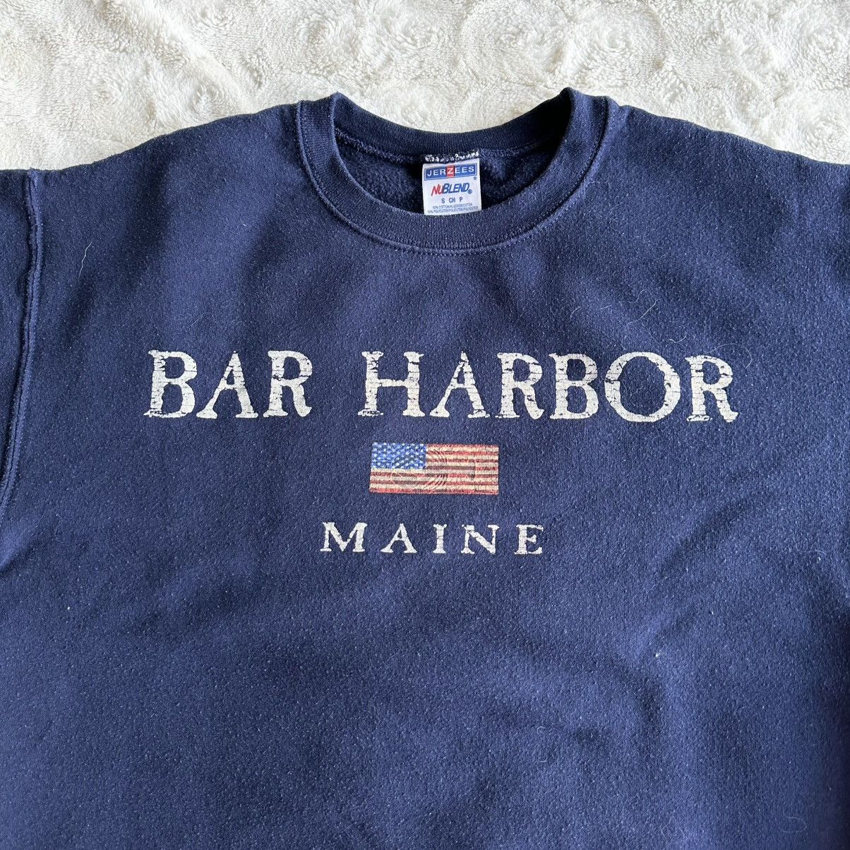 Jerzees Vintage Bar Harbor Maine Crewneck Sweatshirt Women S Lobster Size S / US 4 / IT 40 - 4 Thumbnail