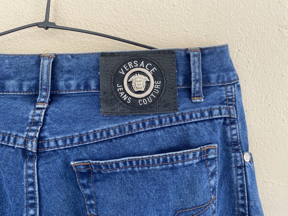 Versace Versace Medusa Spellout 90s Denim Size US 29 - 8 Thumbnail