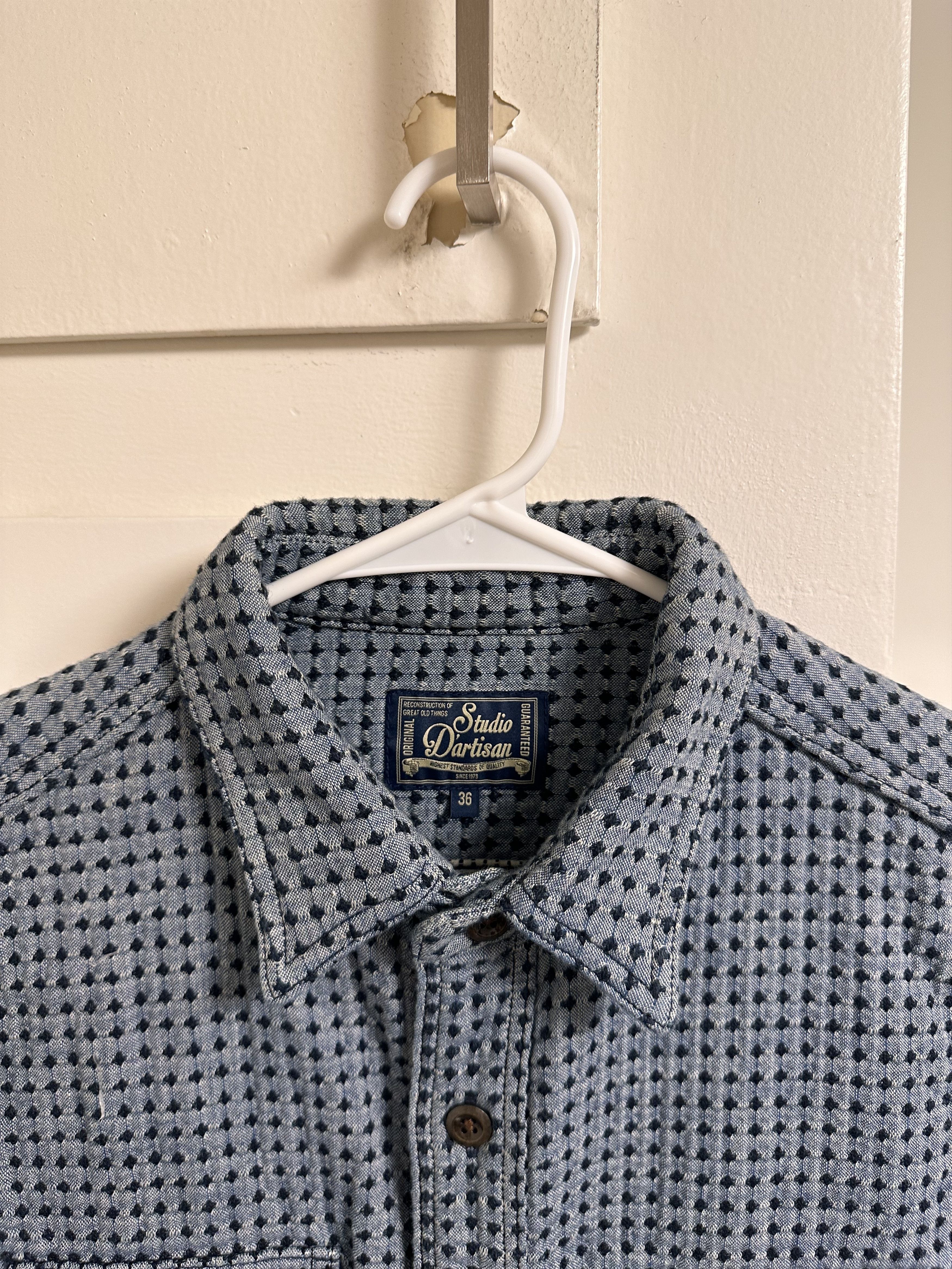 Studio D'Artisan Studio D'Artisan Sashiko Nel Shirt Size US XS / EU 42 / 0 - 2 Thumbnail
