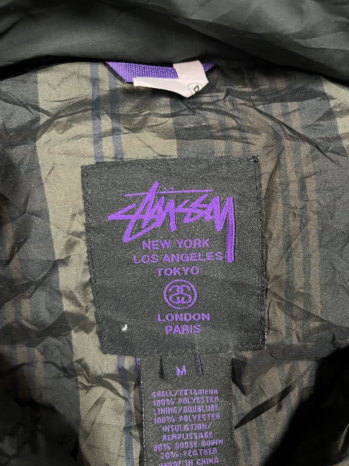 Stussy Stussy hoodie puffer jacket snap buttons Size US M / EU 48-50 / 2 - 11 Thumbnail
