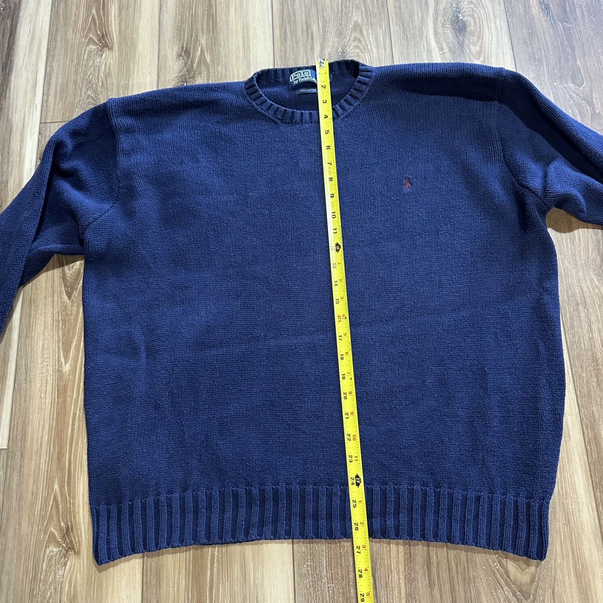 Polo Ralph Lauren × Vintage Vintage Polo Ralph Lauren Knit Crewneck Sweater, XL Size US XL / EU 56 / 4 - 6 Thumbnail