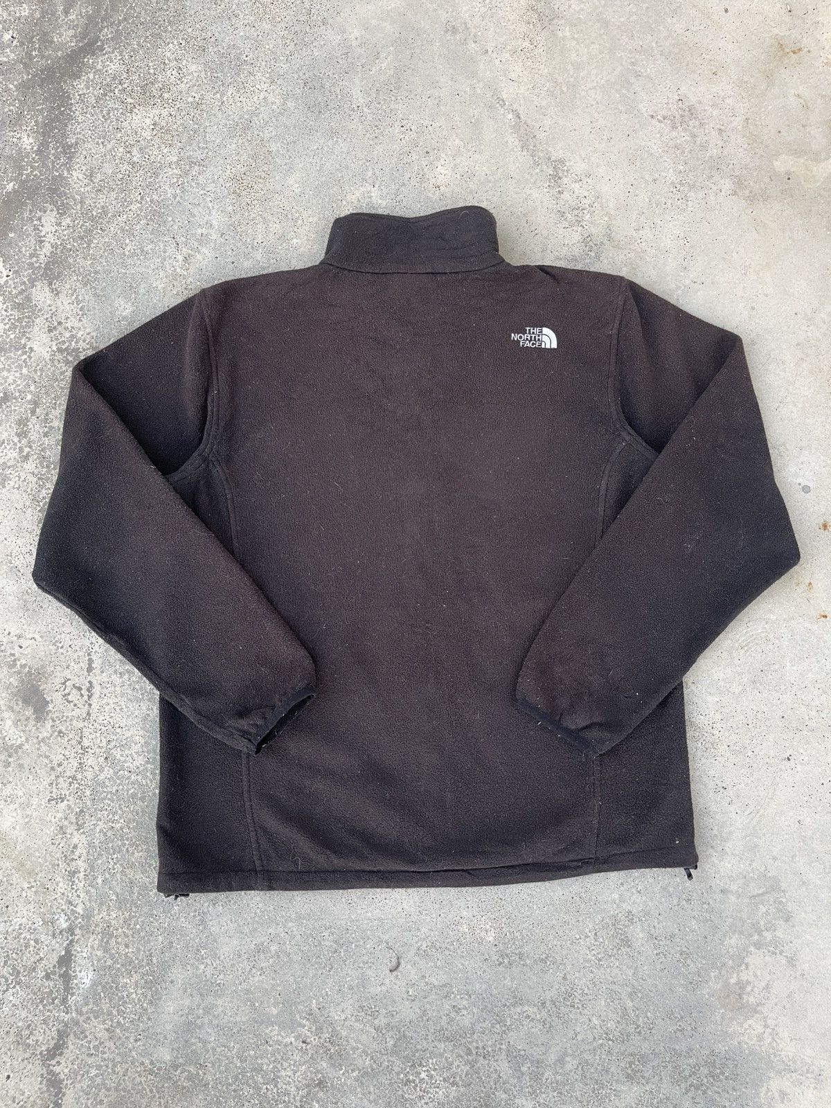 The North Face × Vintage Vintage North Face Black Fleece Full Zip Turtleneck Size US XL / EU 56 / 4 - 3 Thumbnail