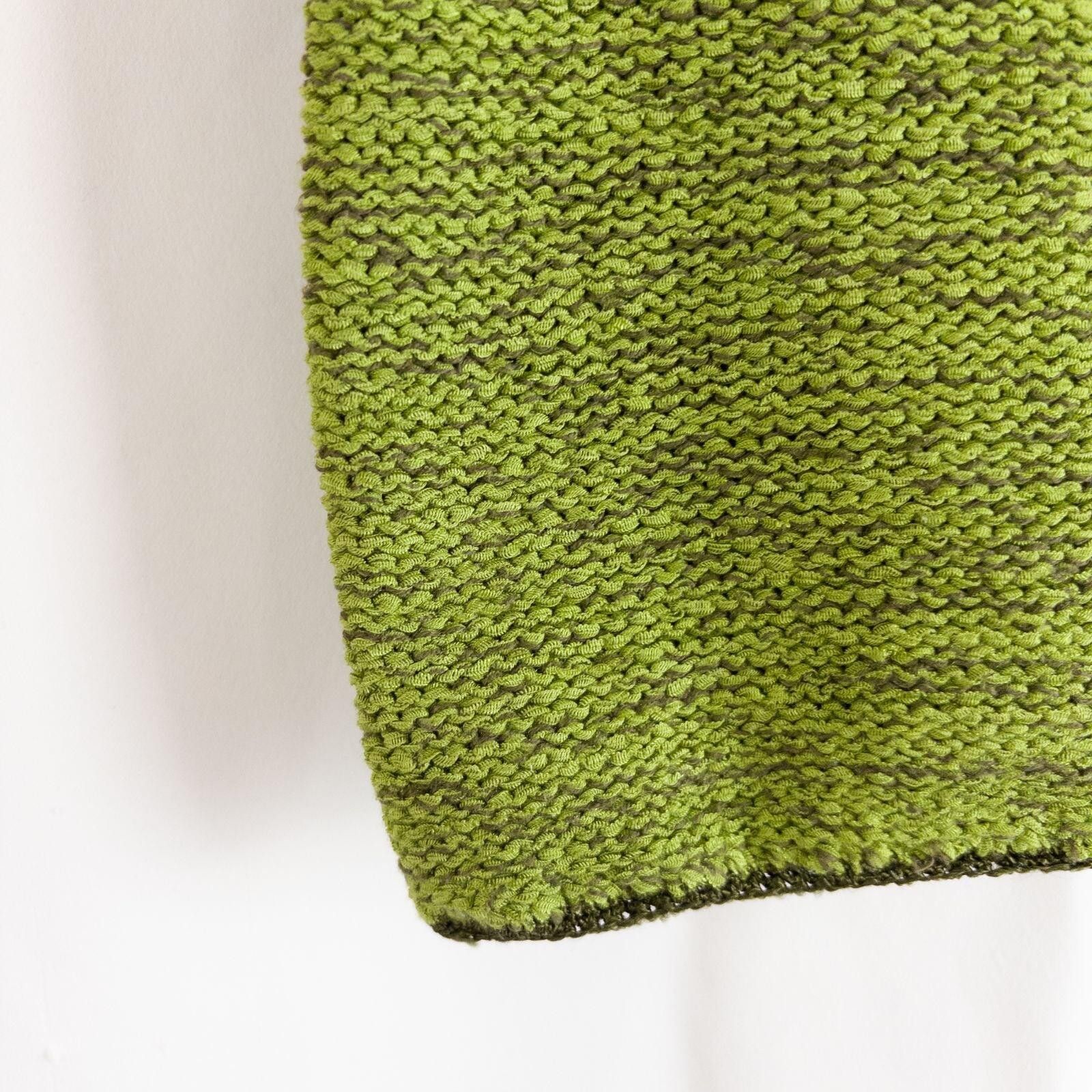 Other Crazy Horse Vintage Green Solid Sweater Vest Womens Large Size L / US 10 / IT 46 - 5 Thumbnail