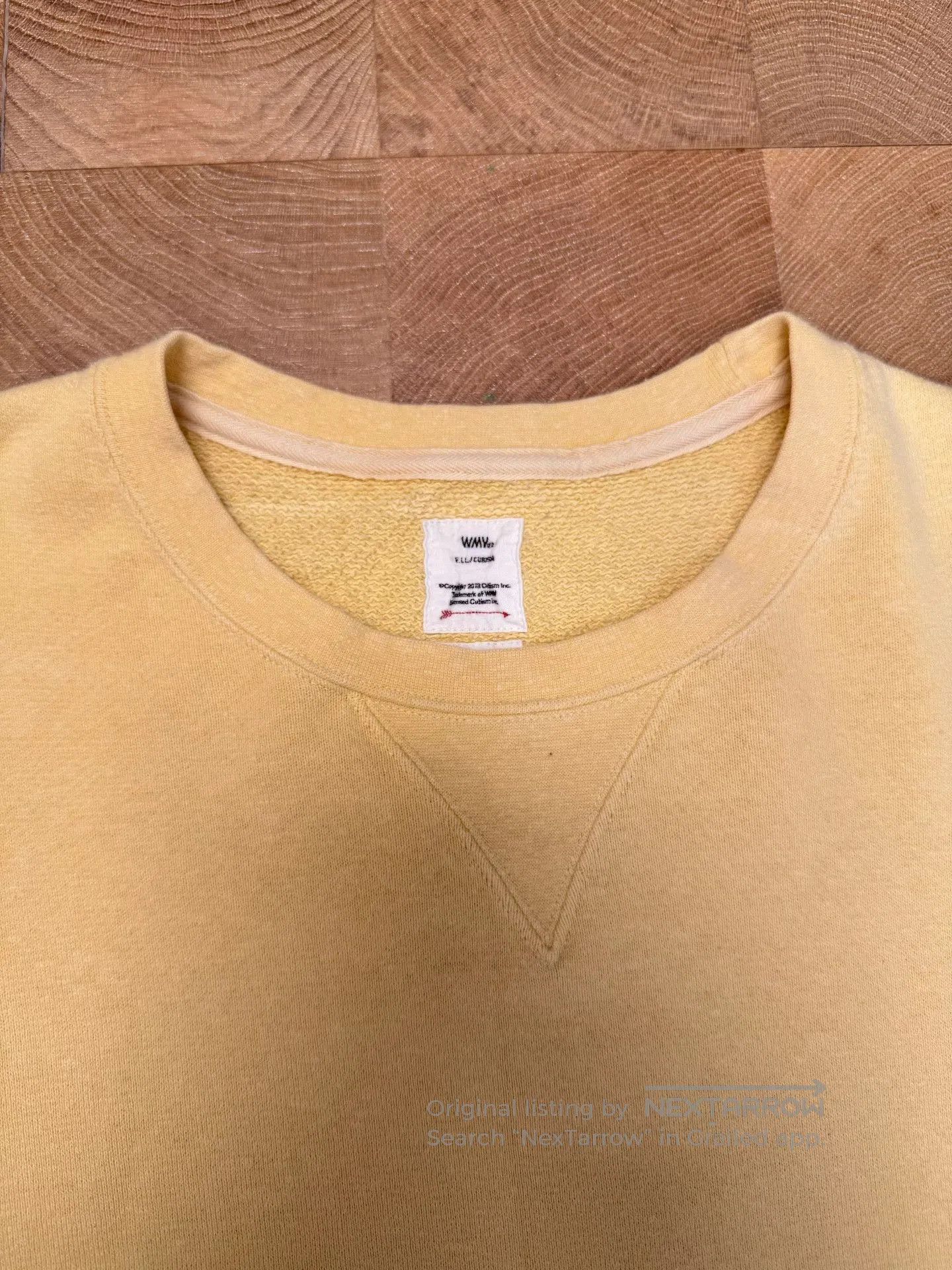 Visvim visvim Yellow Washed Hoodie. Size US M / EU 48-50 / 2 - 2 Thumbnail