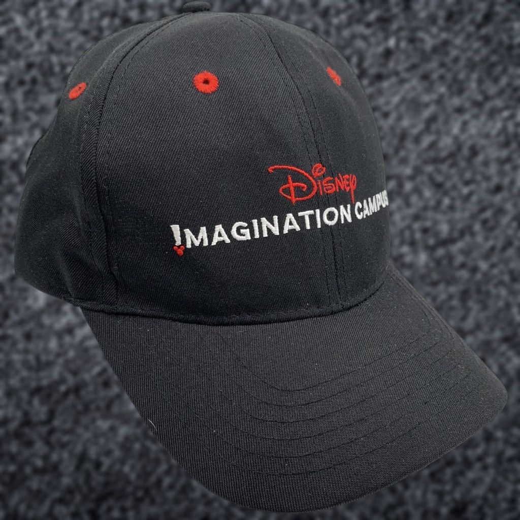 Disney Disney Imagination Campus Hat Cap Strap Back Mens Black Twill Baseball One Size Size ONE SIZE - 1 Thumbnail