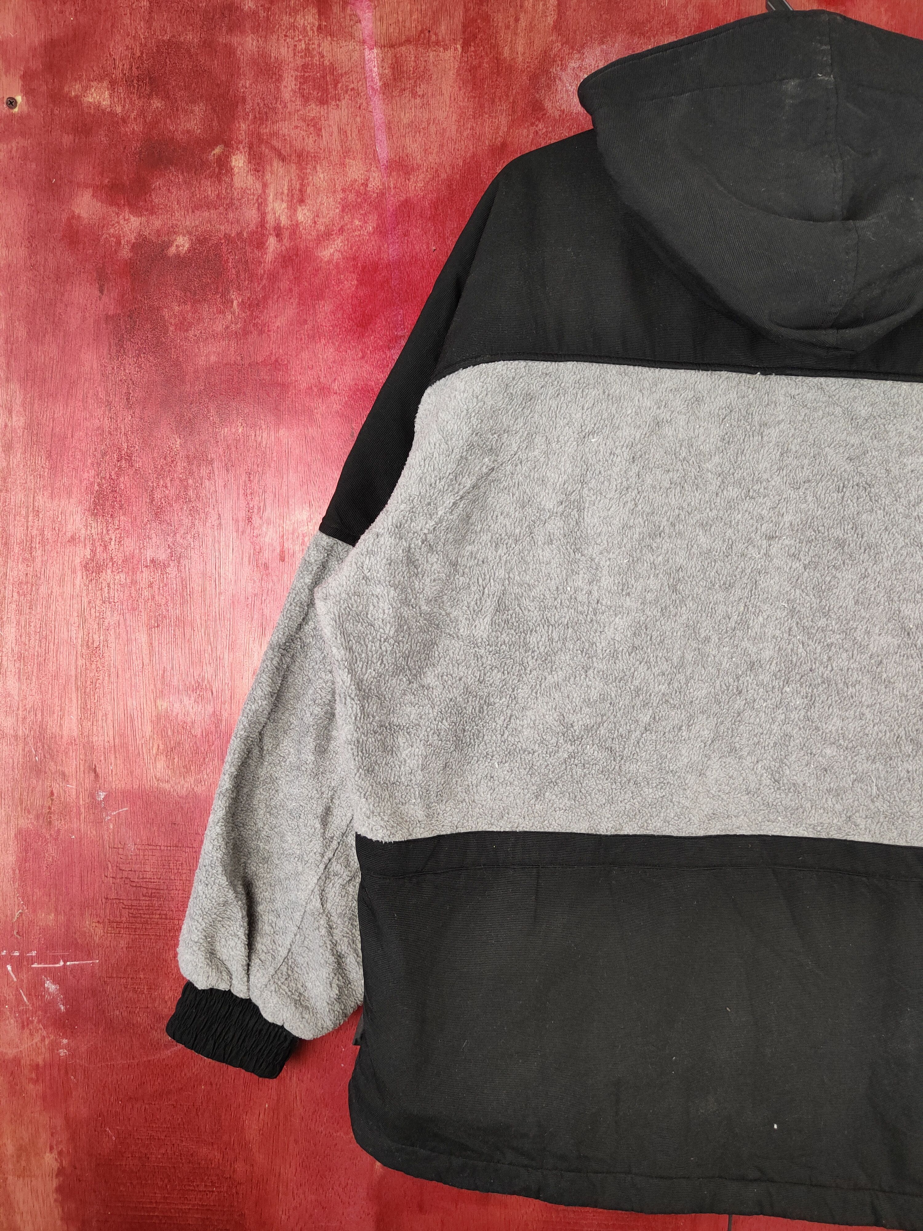 Japanese Brand Woolnich Black Gray Fur Mohair Hoodie Sweaters #S1857 Size US XL / EU 56 / 4 - 11 Thumbnail