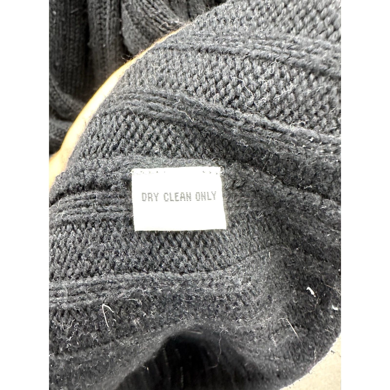 Saks Fifth Avenue VINTAGE Saks Fifth Ave Womens Sweater XL Black Knit Silk Cashmere Real Clothes VTG Pullover Long Sleeve Mock Neck Solid 80s 90s Womens Size XL / US 12-14 / IT 48-50 - 7 Thumbnail