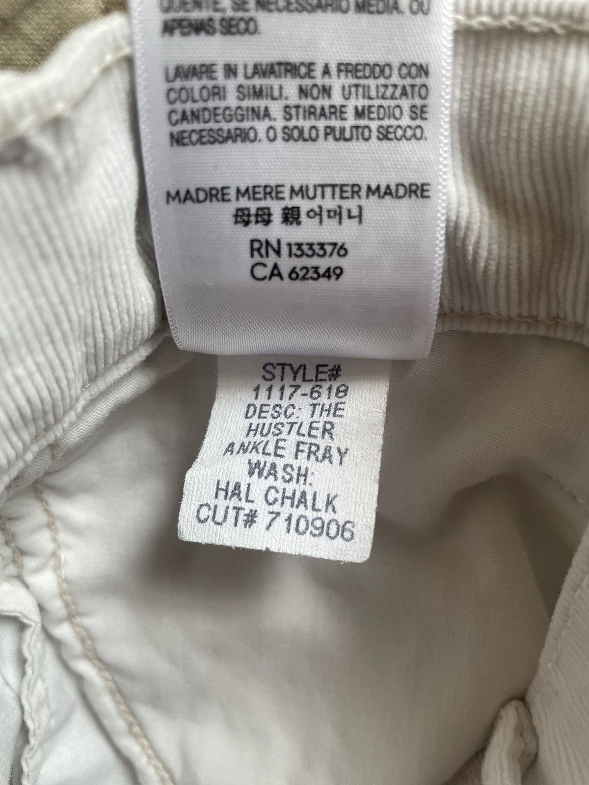 MOTHER THE HUSTLER ANKLE FRAY Size 27" / US 4 / IT 40 - 10 Thumbnail