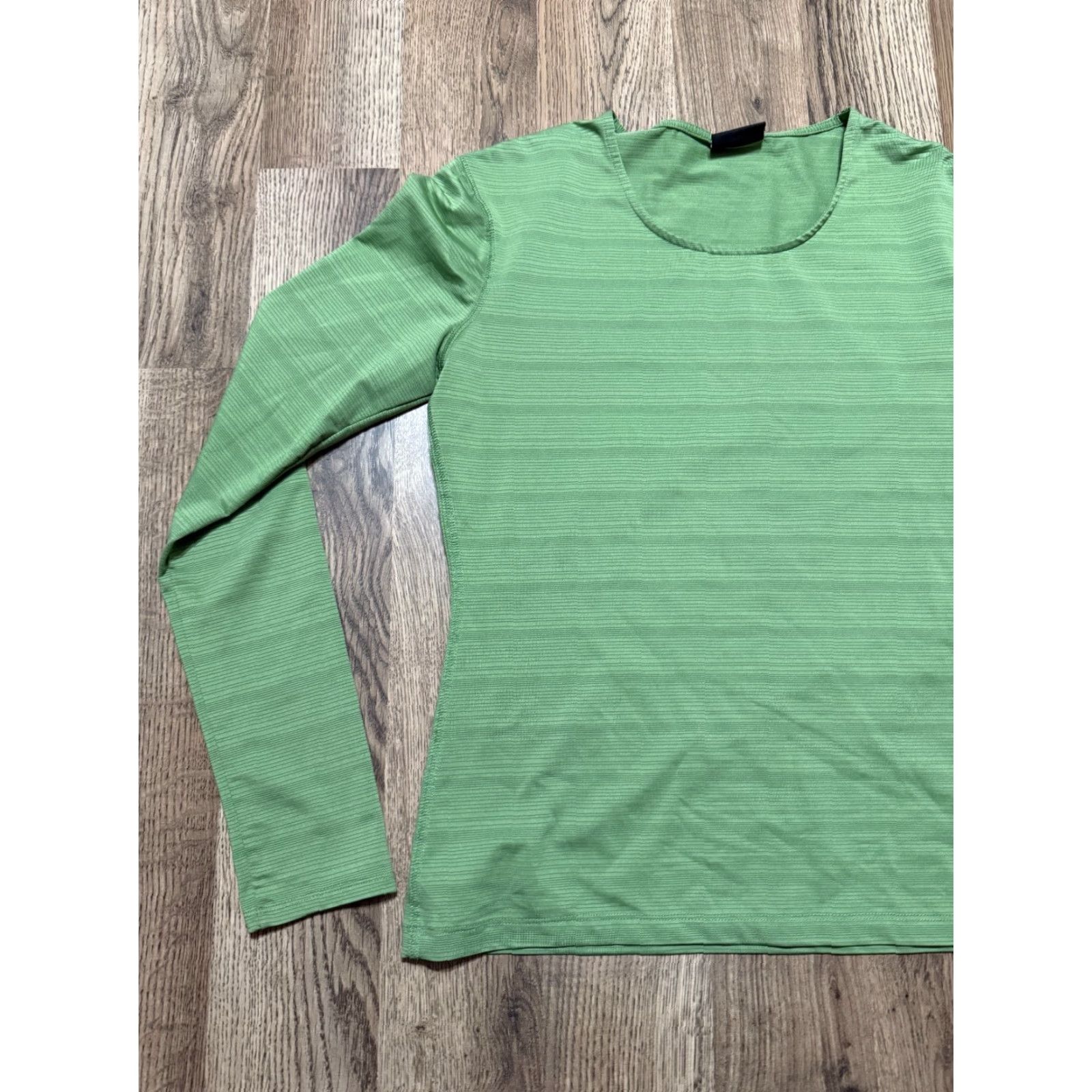 Vintage GSX Shirt Women’s Size S Green Striped Long Sleeve Athletic Wear Shirt Size S / US 4 / IT 40 - 3 Thumbnail
