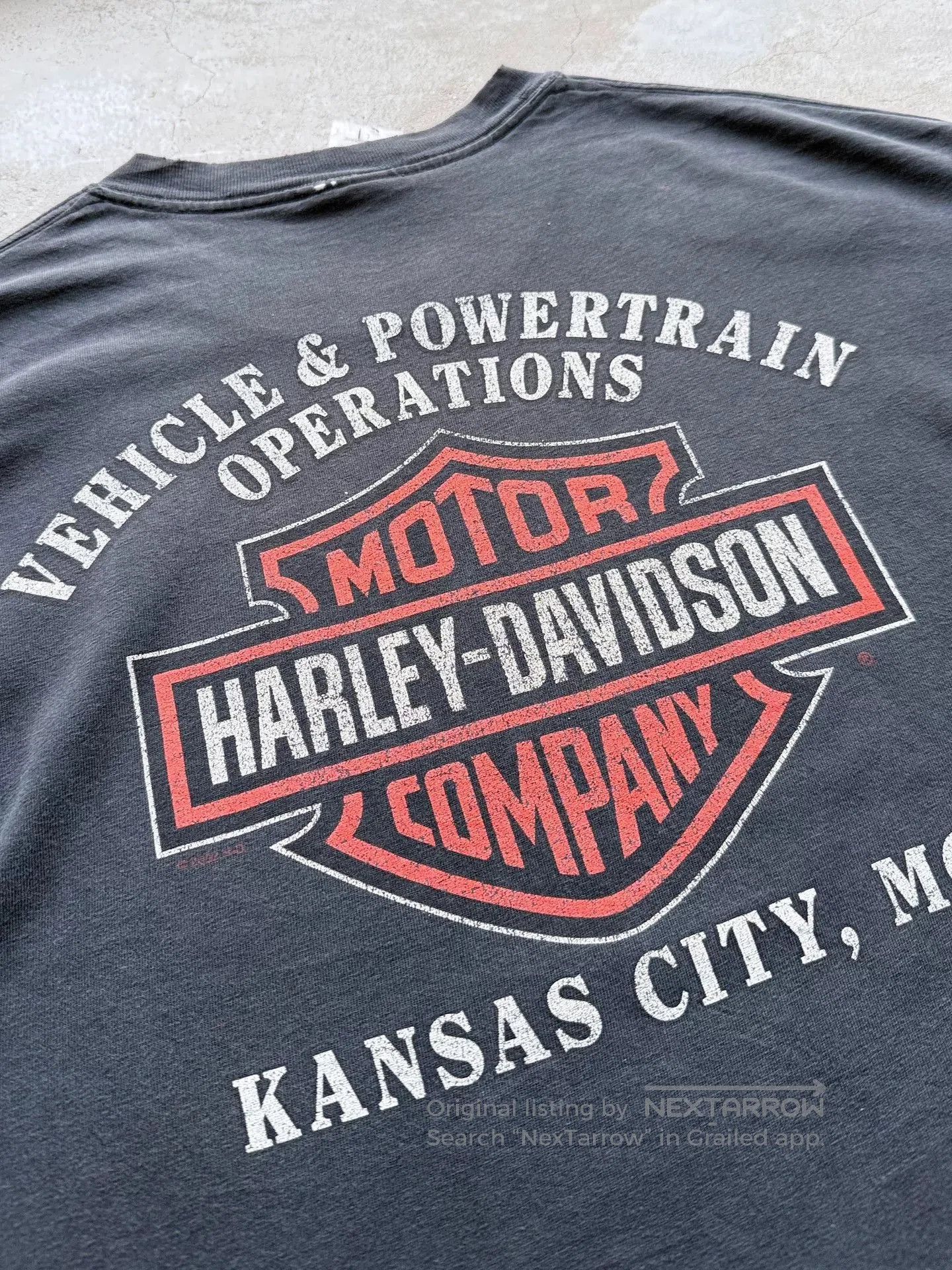 Vintage Vintage 2002 Harley Davidson Kansas Choppers Tee. Size US L / EU 52-54 / 3 - 7 Thumbnail