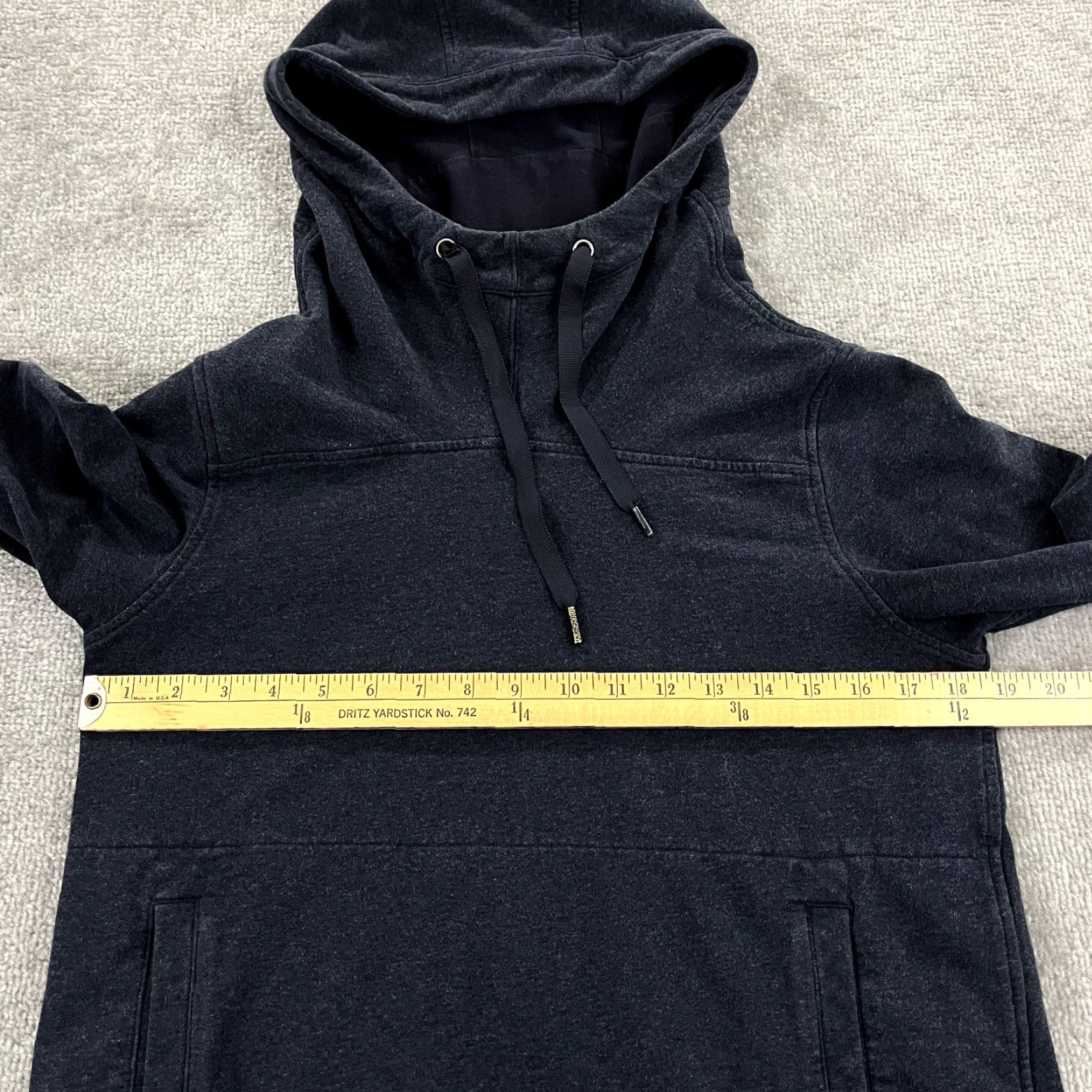 Lululemon LULULEMON Jacket Womens Size 6 Navy Blue Hooded Pullover Running L/S Sweatshirt Jacket Size M / US 6-8 / IT 42-44 - 6 Thumbnail