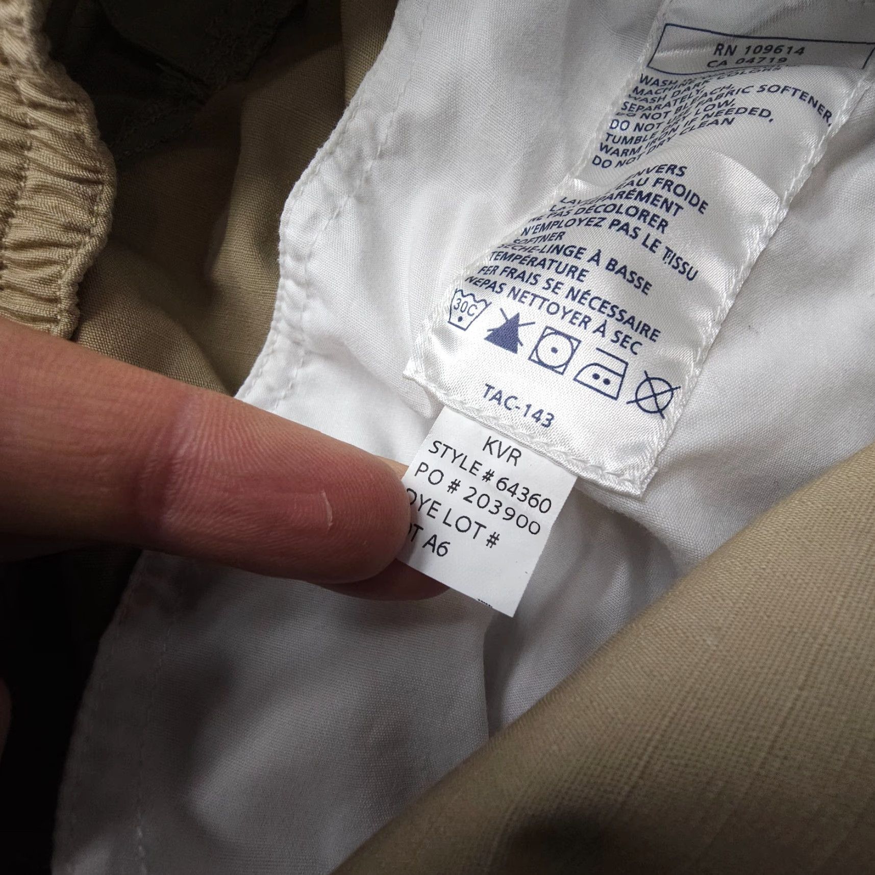 Vintage 5.11 Tactical Taclite Pro Ripstop Pants Size 16 Tan Cargo Utility Workwear Womens Size 38" / US 16 / IT 52 - 4 Thumbnail