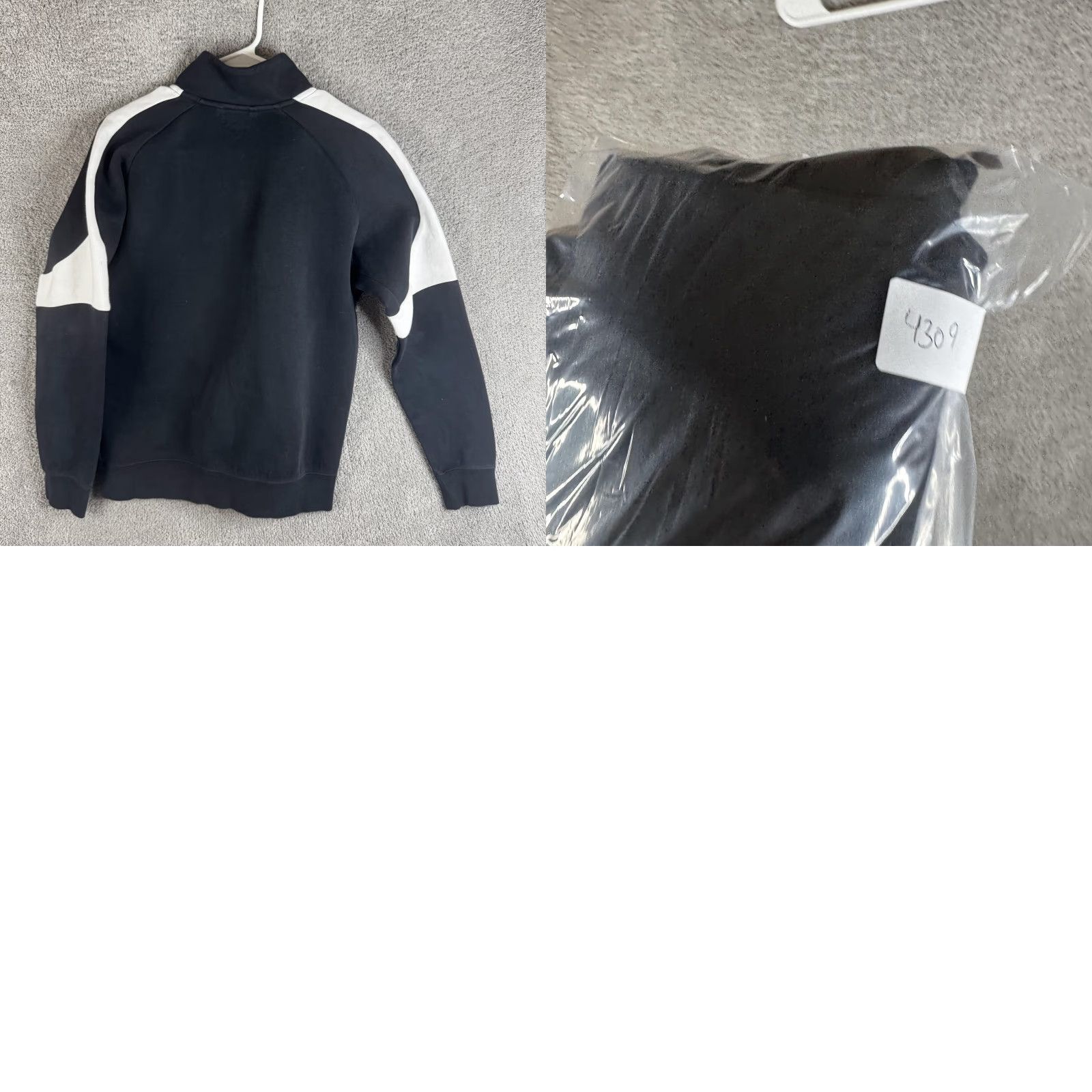 Puma PUMA Track Jacket Mens M Black White Colorblock Full Zip Logo 854581-01 Size US M / EU 48-50 / 2 - 9 Thumbnail