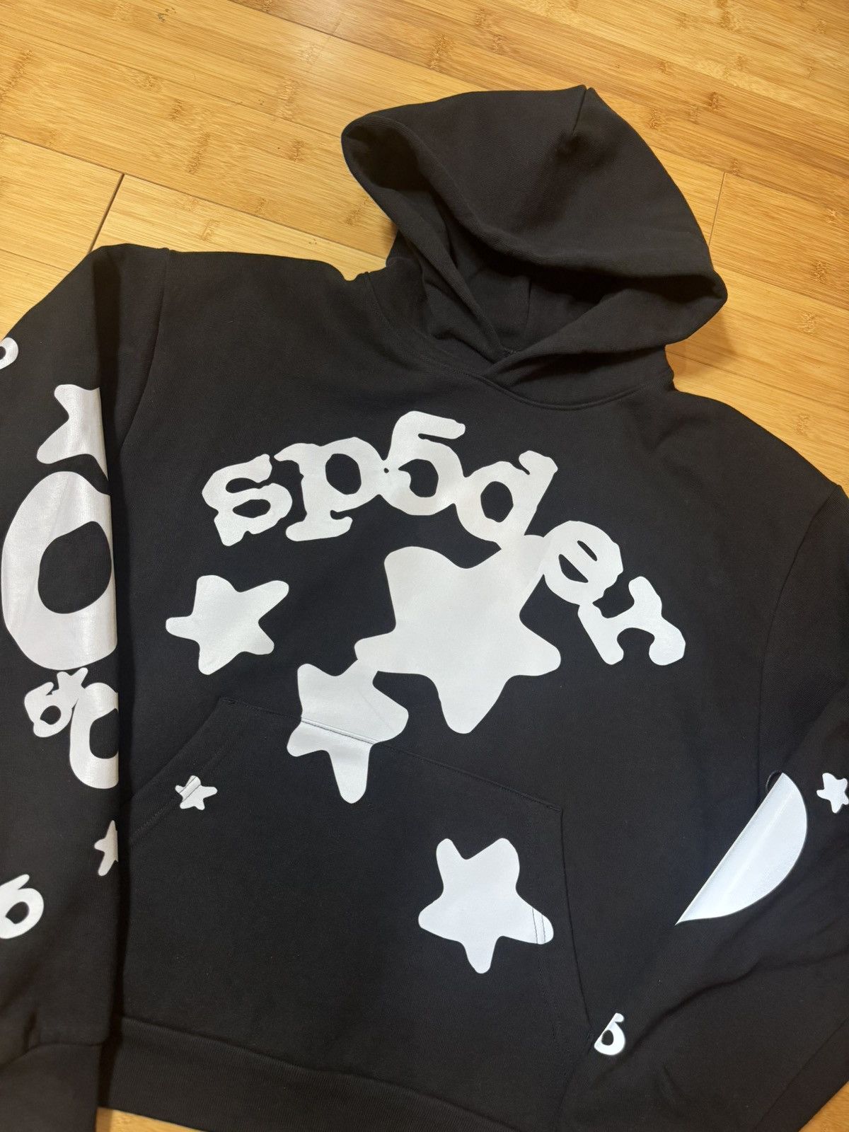 Sp5der Sp5der Reflective Beluga Hoodie Black - Size Small Size US S / EU 44-46 / 1 - 5 Thumbnail