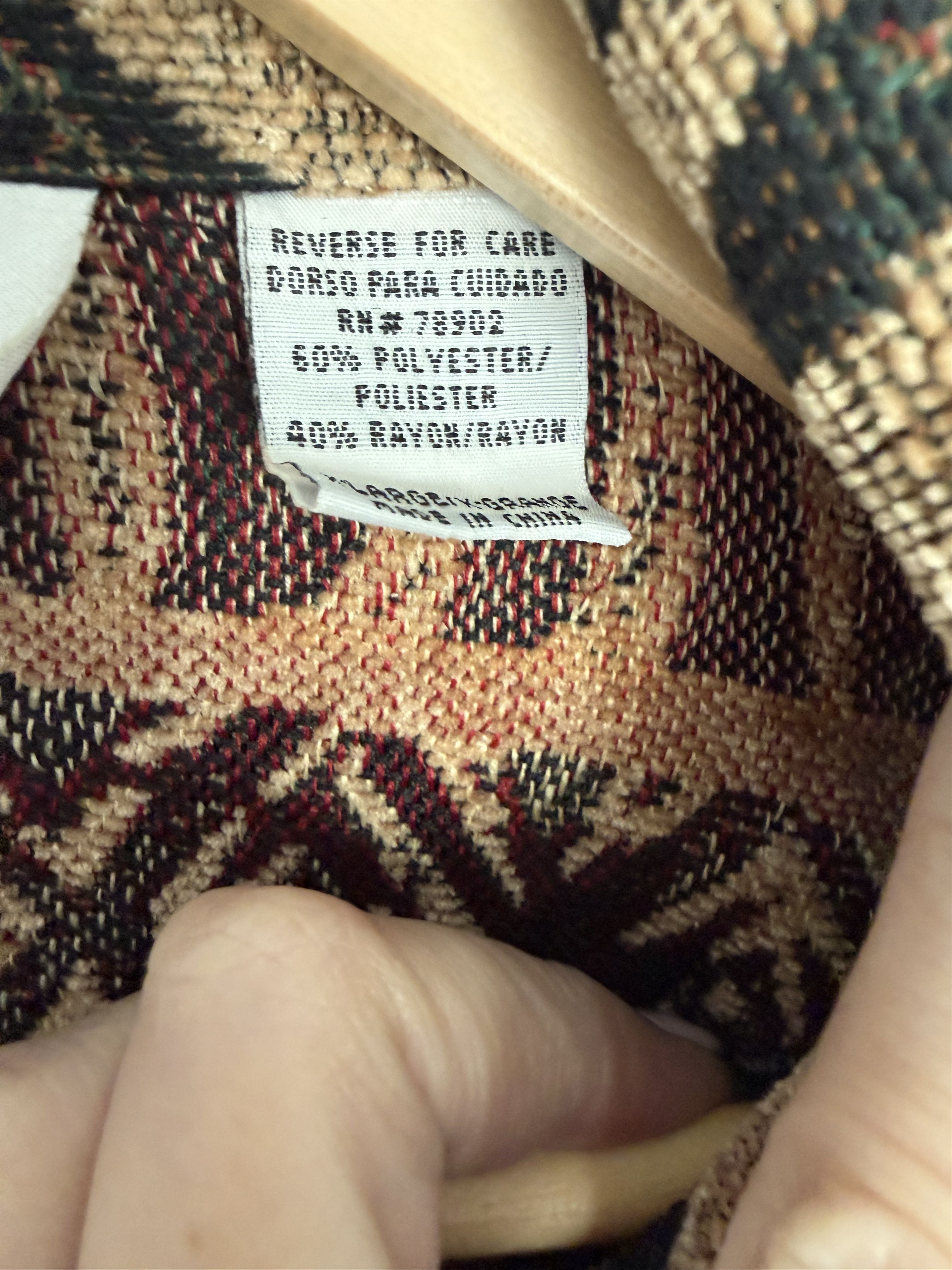 Other Vintage 90s Animal Print Tapestry Jacket Women’s XL rare Size XL / US 12-14 / IT 48-50 - 6 Thumbnail