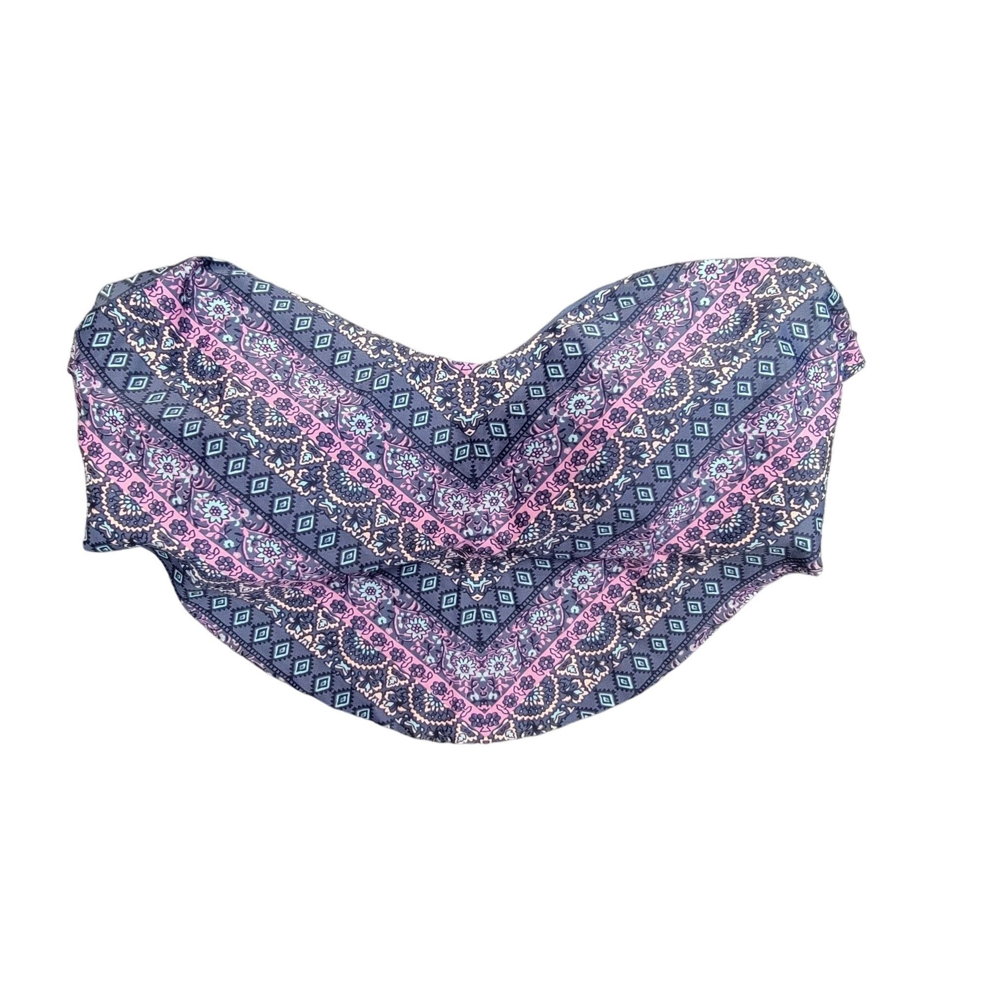 Other Xhilaration Plus Size 22w Swim Suit Bikini Blue Multicolored Size ONE SIZE - 1 Thumbnail