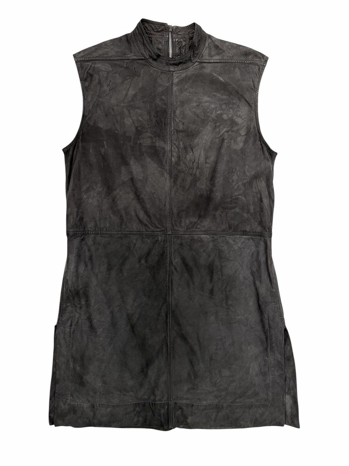 Rick Owens Sphynx Leather Body Tunic Sleeveless Size US M / EU 48-50 / 2 - 1 Thumbnail
