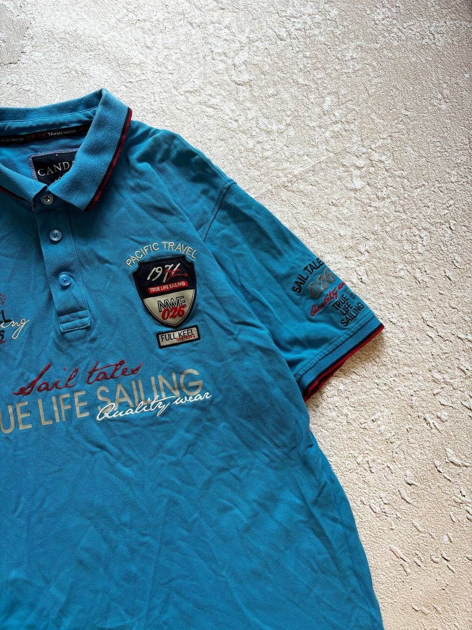 Japanese Brand × Vintage Polo Ralph Lauren style distressed polo Size US L / EU 52-54 / 3 - 2 Thumbnail