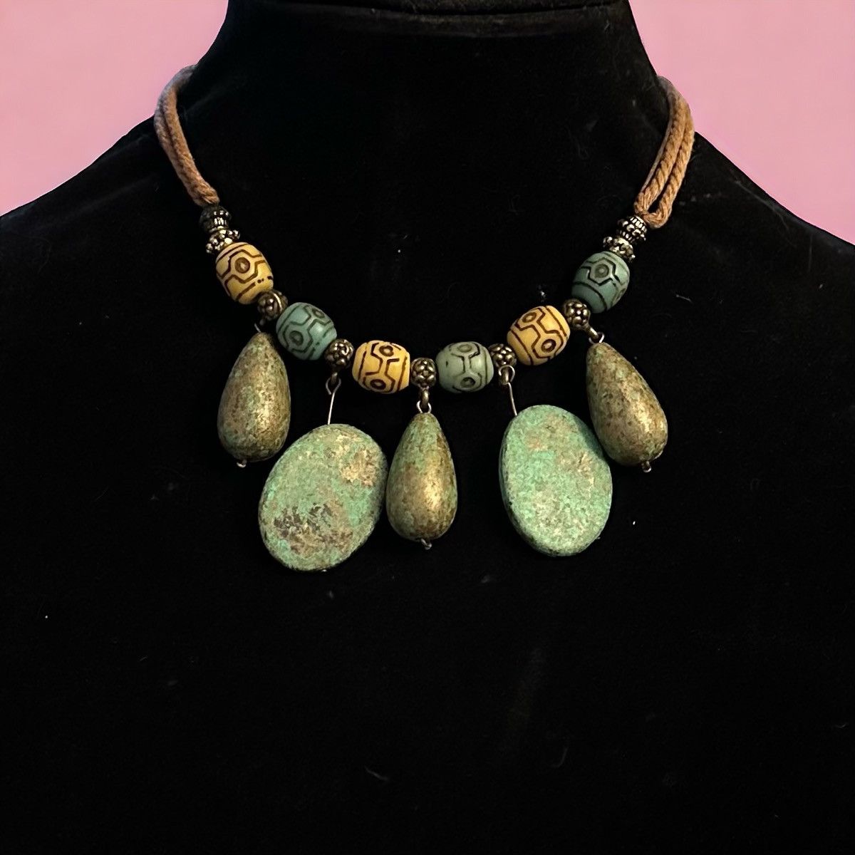 Other Turquoise dangle bead rope necklace Size ONE SIZE - 1 Thumbnail