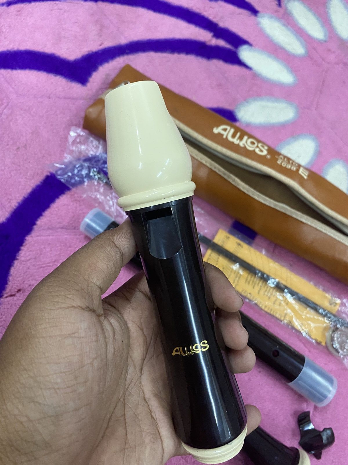 Japanese Brand AULOS Robin Alto Recorder Baroque 209B (E) Japan Size ONE SIZE - 4 Thumbnail
