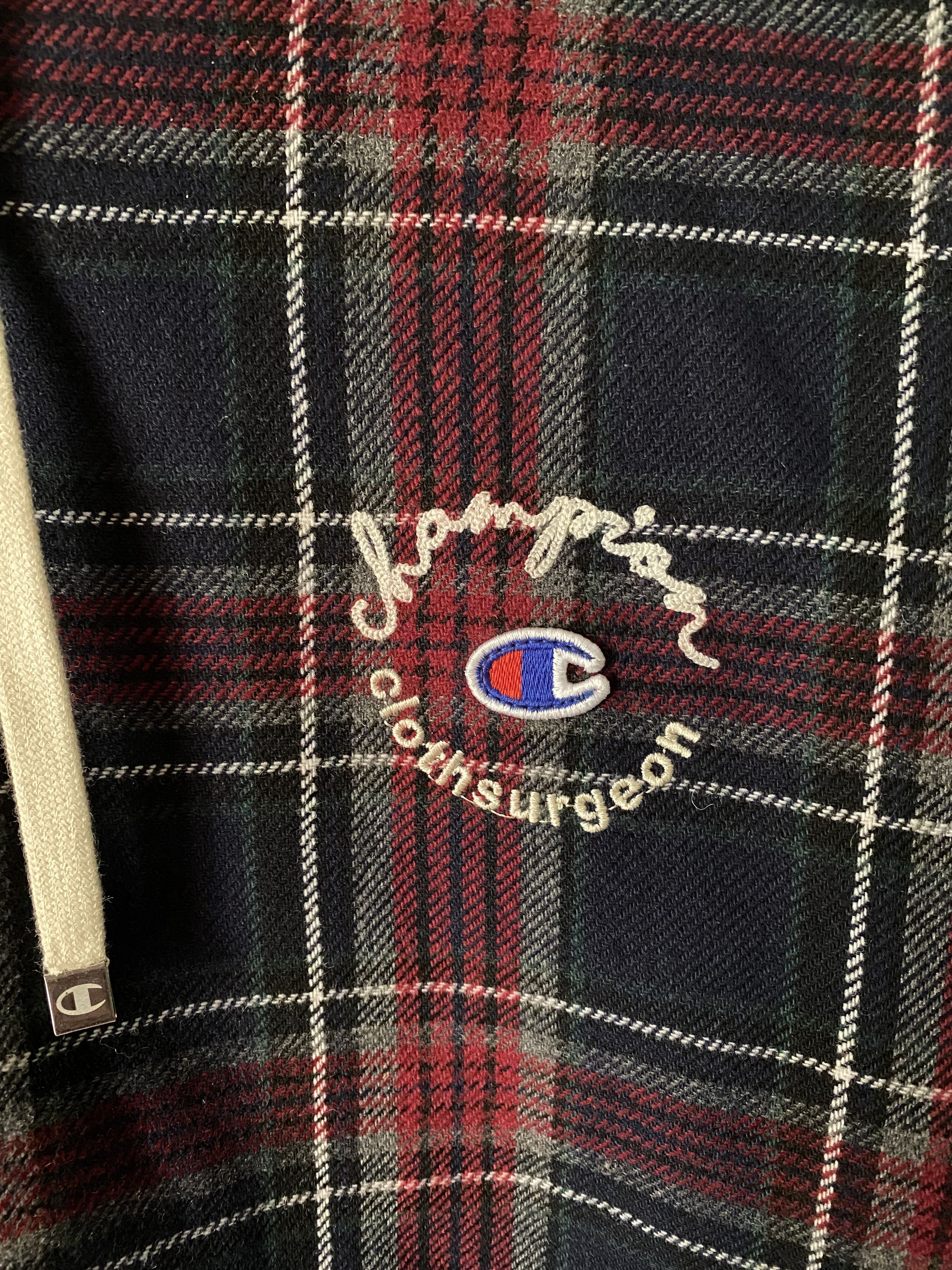 Champion × clothsurgeon Champion X Clothsurgeon Half Zip Hooded Sweatshirt Size US M / EU 48-50 / 2 - 3 Thumbnail