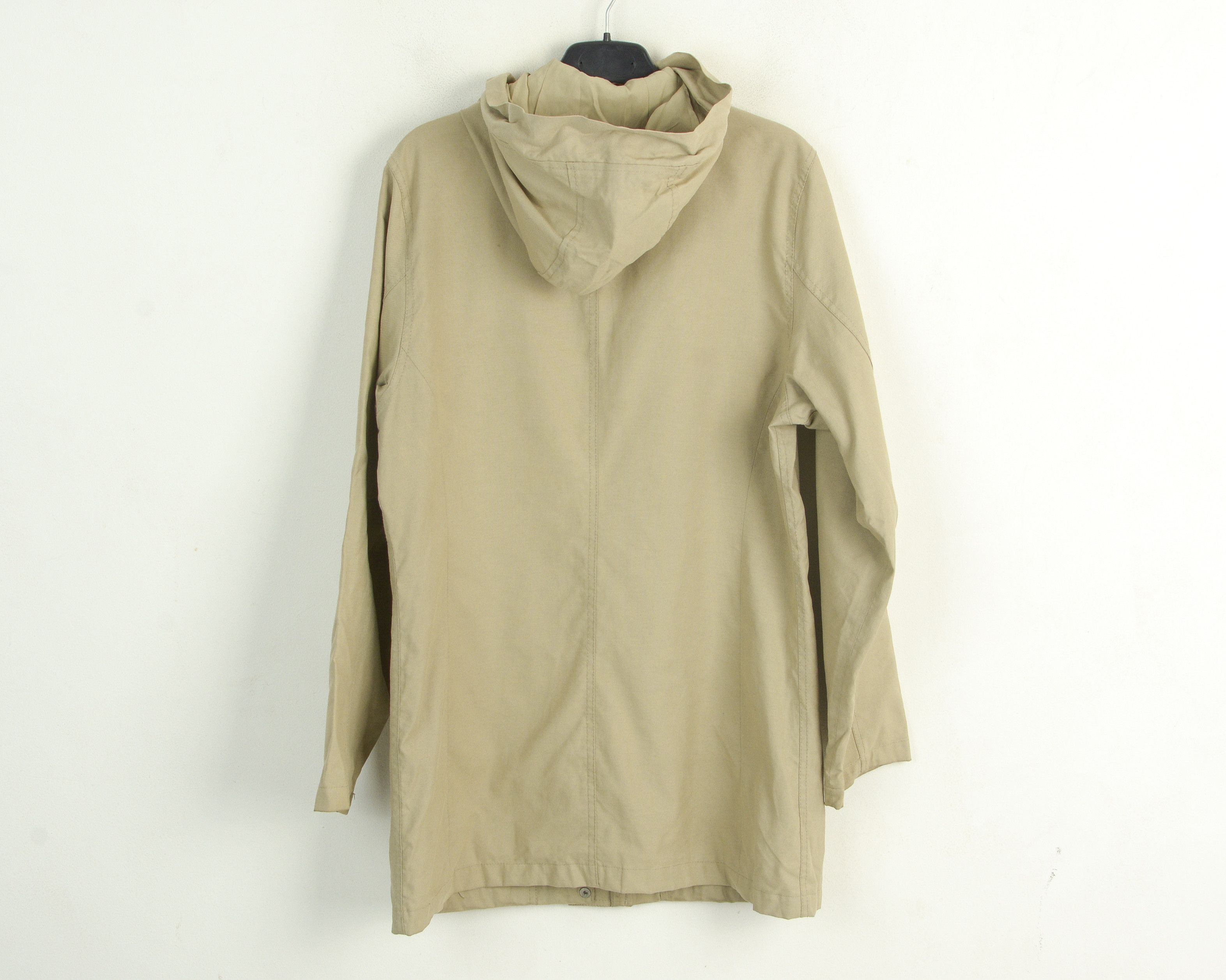 Peak Performance Women's M Jacket Coat Hooded Parka Raincoat Outdoor Beige Size M / US 6-8 / IT 42-44 - 7 Thumbnail