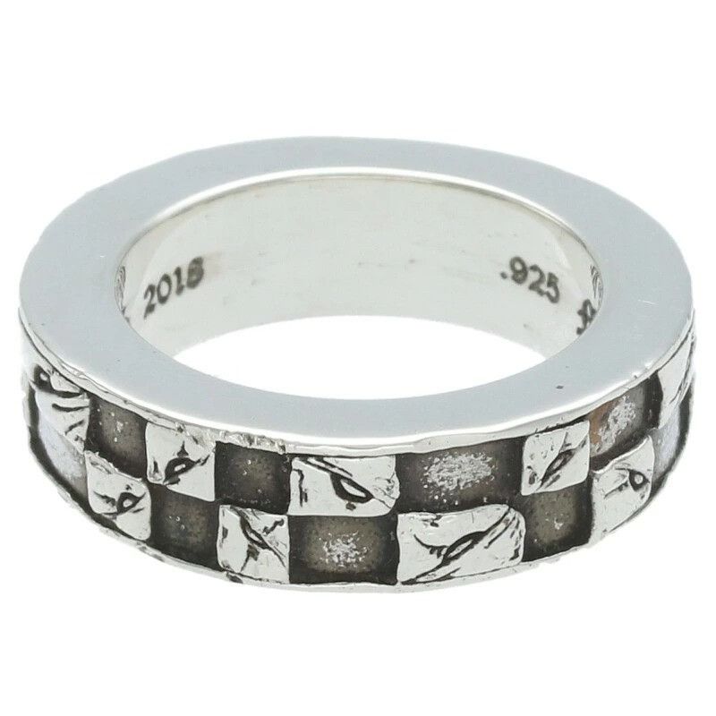 Chrome Hearts RARE! US 5 CHROME HEARTS 99 EYES 6mm SPACER RING SILVER Size ONE SIZE - 1 Thumbnail