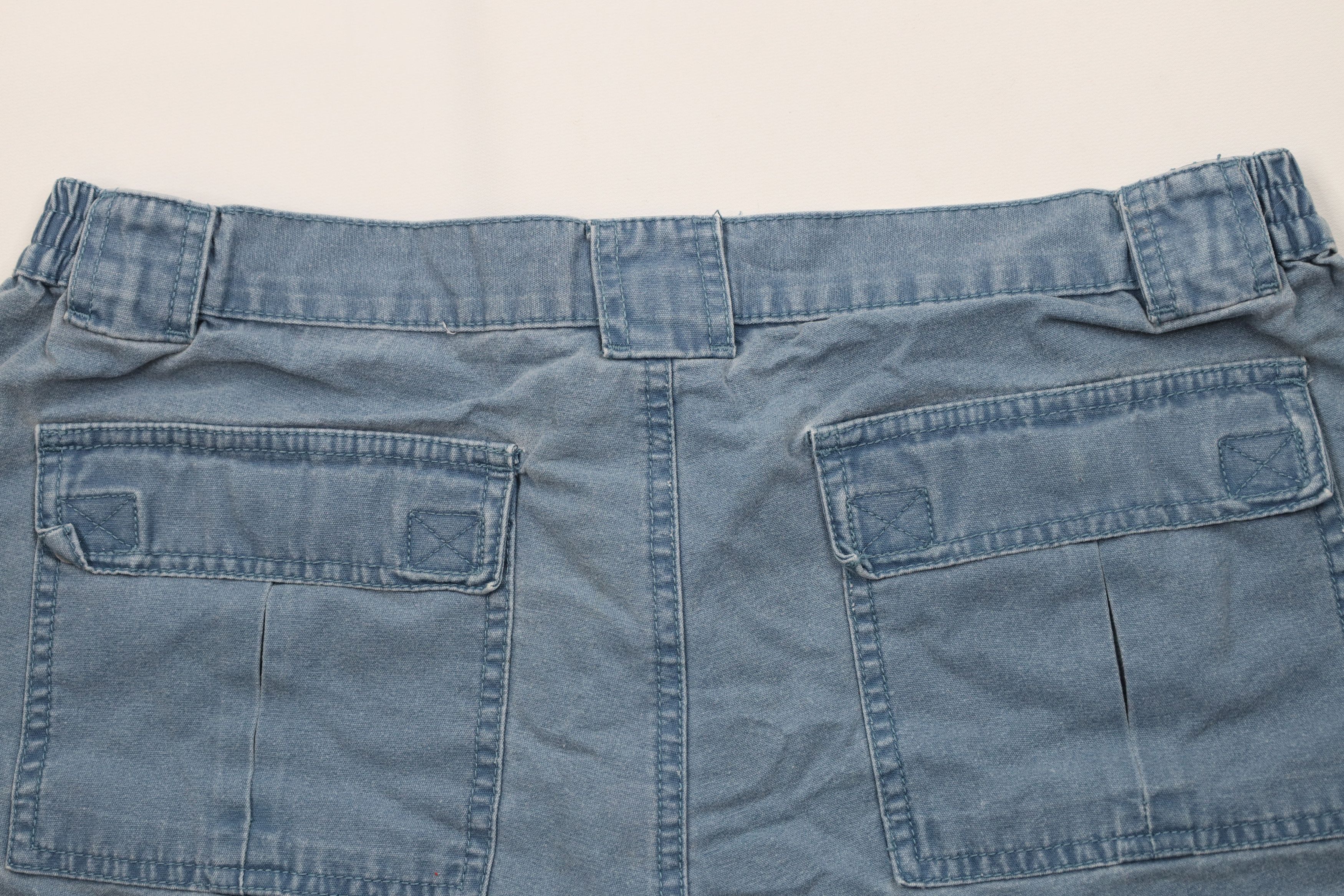 Vintage Vintage 90s Streetwear Above Knee Canvas Cargo Shorts Size US 38 / EU 54 - 8 Thumbnail