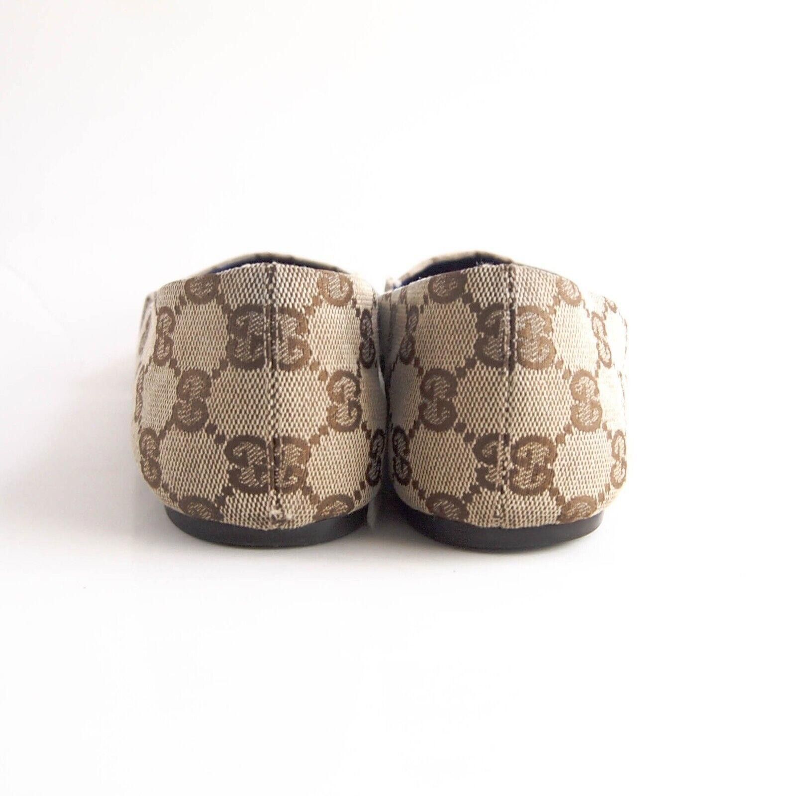 Gucci Gucci Ballet Flats Brown Supreme GG Canvas EU 36.5 US 6.5 Size US 6.5 / IT 36.5 - 6 Thumbnail
