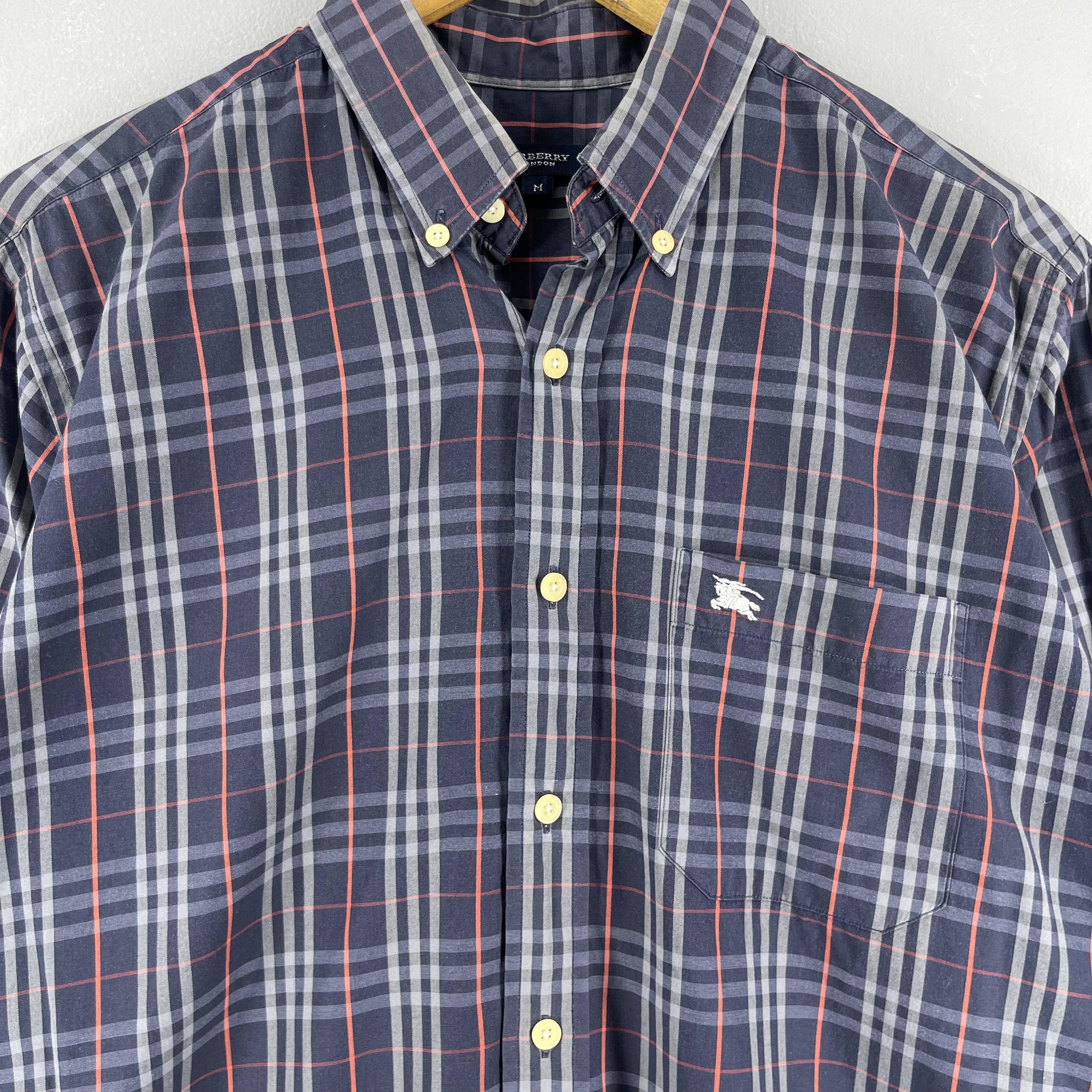 Burberry Vintage BURBERRYS Nova Check Button Up Shirt Size US M / EU 48-50 / 2 - 2 Thumbnail