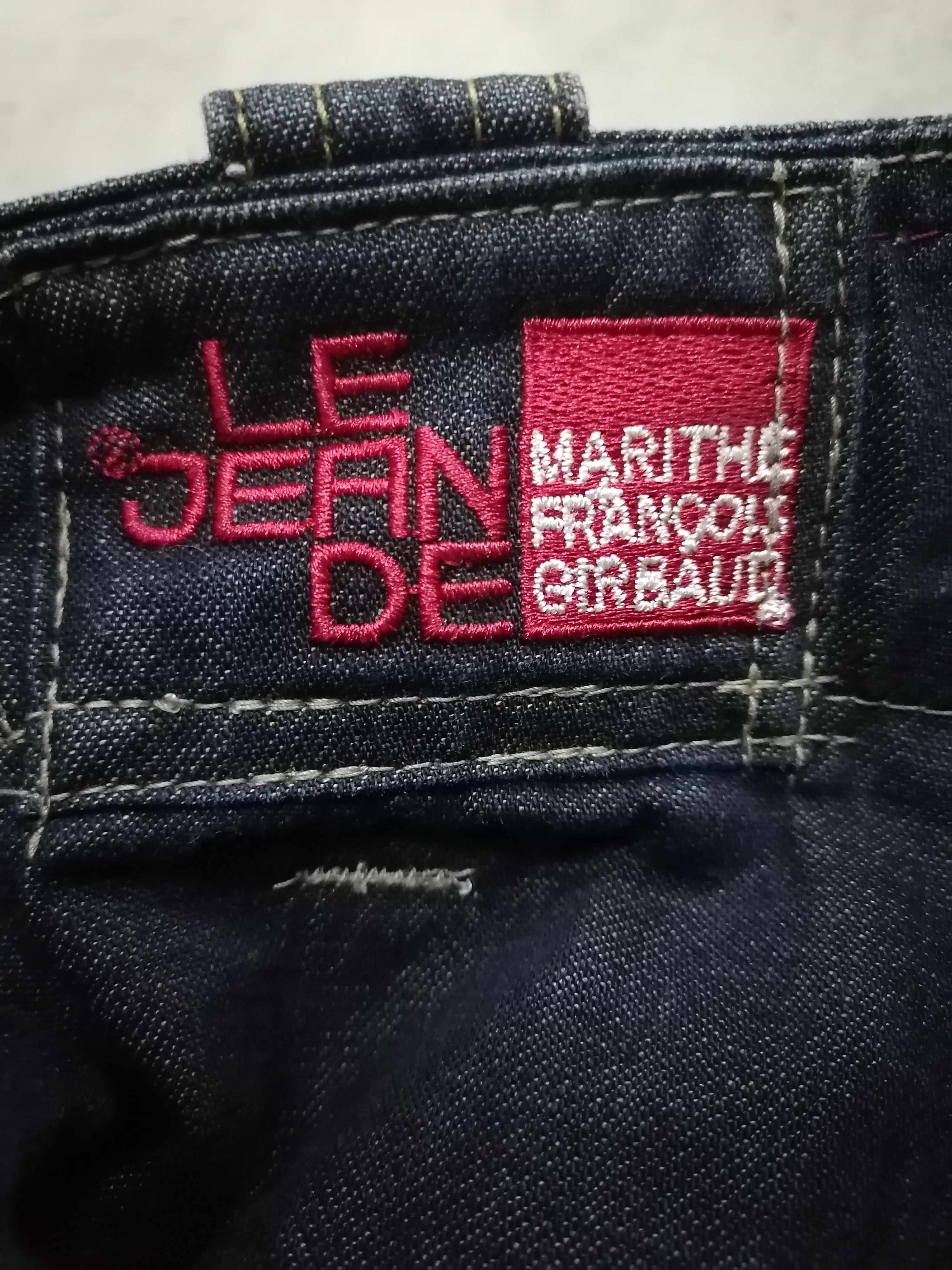If Six Was Nine × Le Grande Bleu (L.G.B.) × Marithe + Francois Girbaud Flare Le Jean De Marithe Francois Girbaud Distressed Pants Size US 31 - 7 Thumbnail