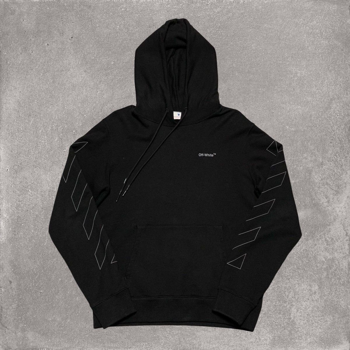 【OFF-WHITE】CHAMPION HOODIE BLACK BLACK Off-White x Champion Hoodie Black — Kick Game