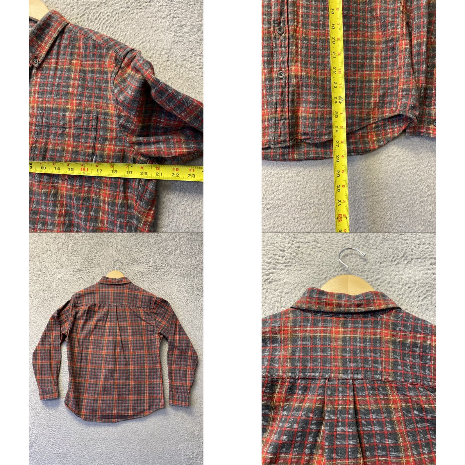 Eddie Bauer Eddie Bauer Shirt Mens M Cotton Red Plaid Well Made 16213 Button Front Collared Pockets Classic Outdoor Size US M / EU 48-50 / 2 - 8 Thumbnail