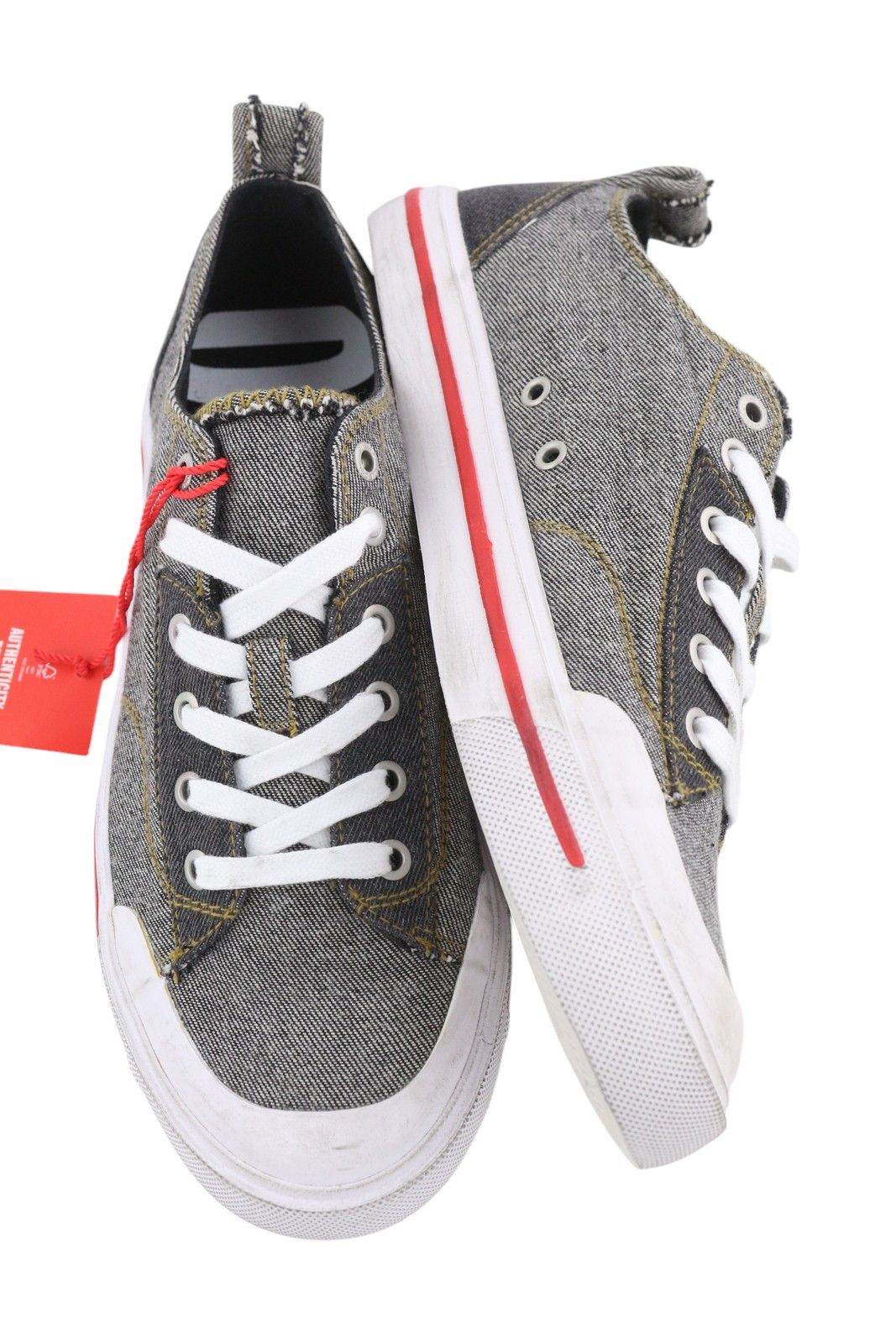 Diesel S-ATHOS LOW EU45 Dark Low Top Laced Almond Toe 40872 Size US 12 / EU 45 - 6 Thumbnail